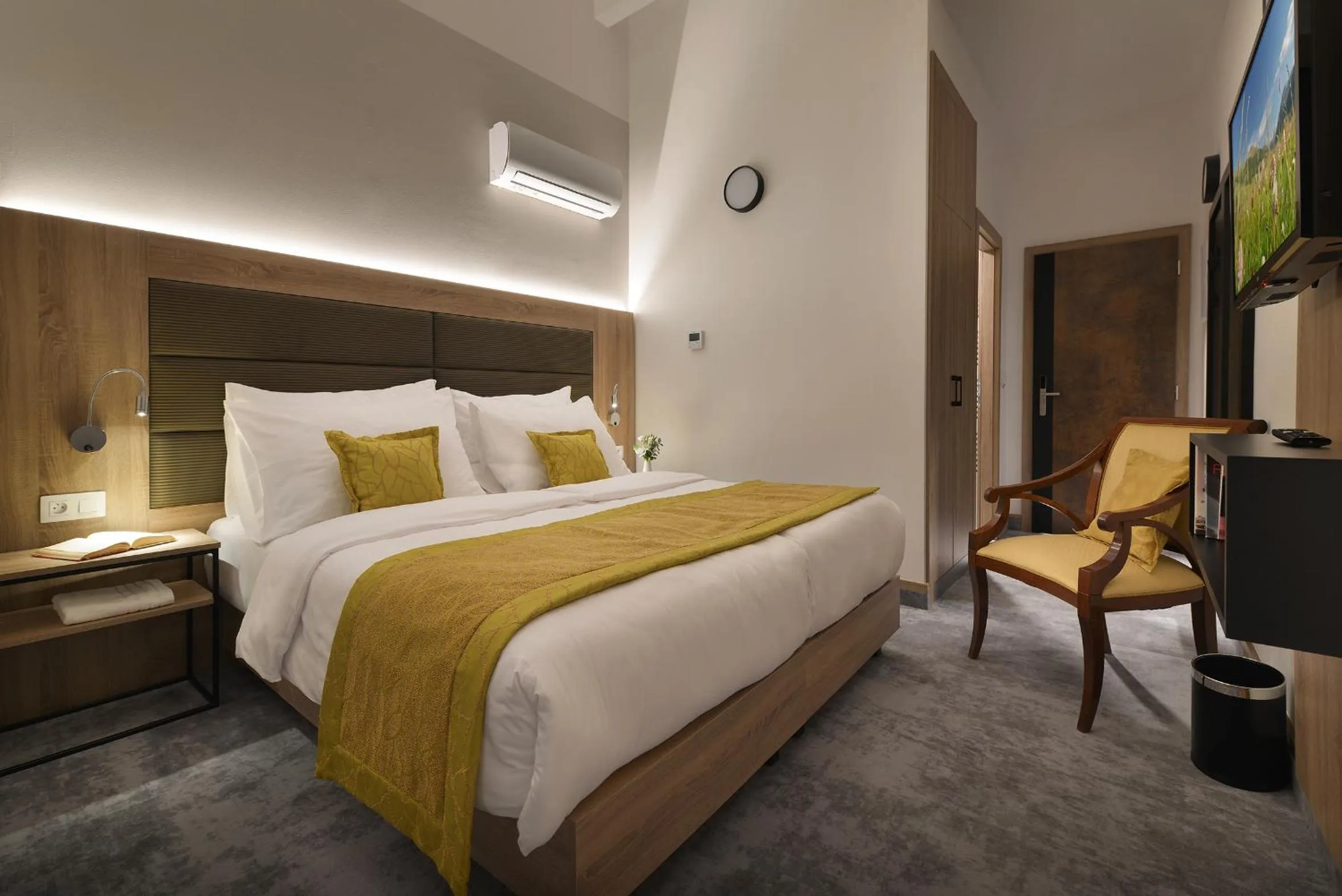 Bedroom, Bed in Vysocina Design Apartments