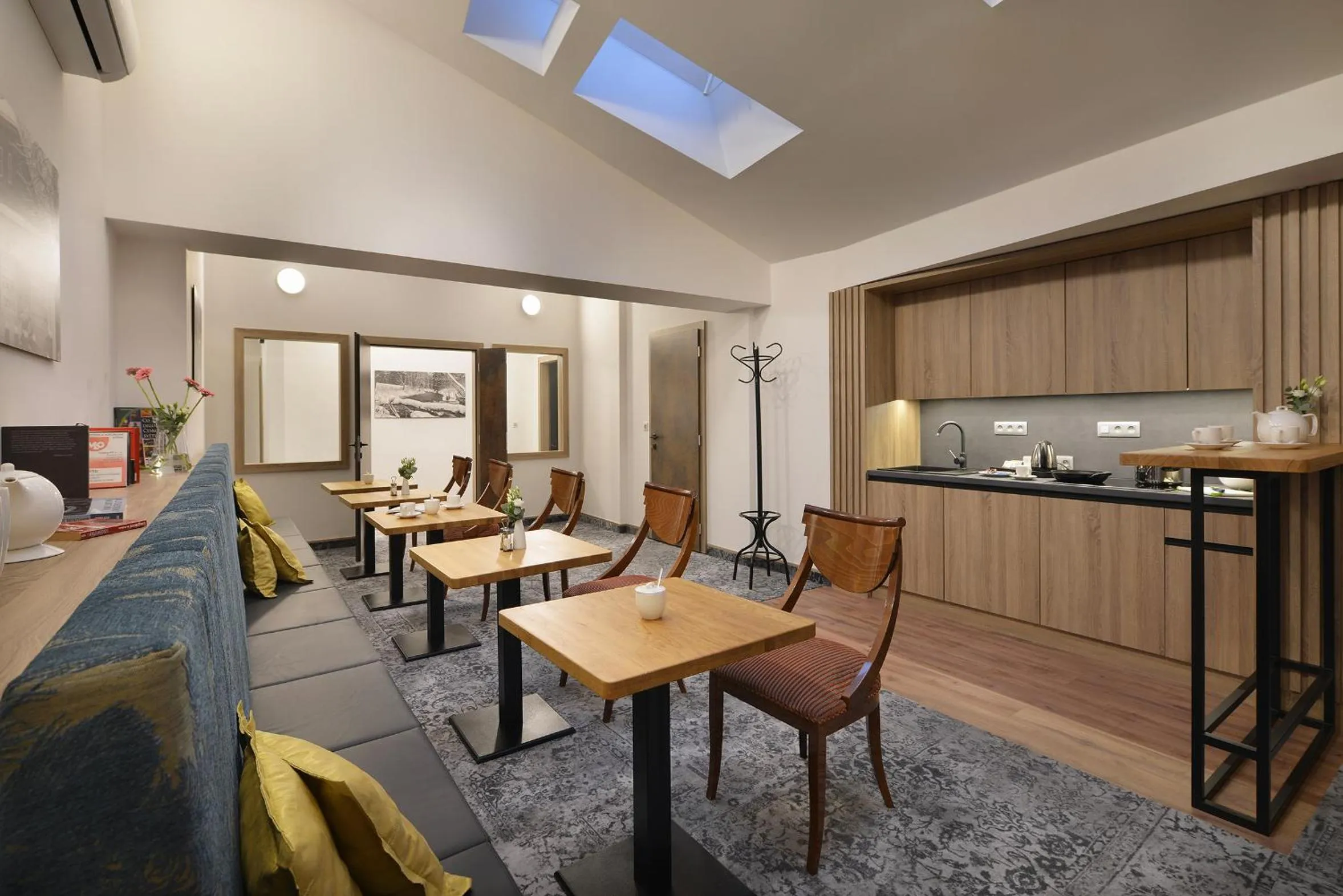 kitchen in Vysocina Design Apartments