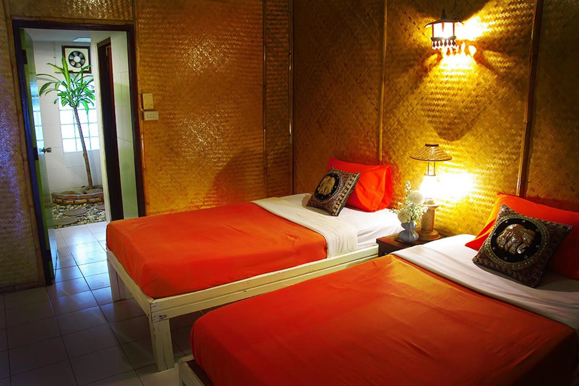 Bed in Areeya Phuree Resort Thaton