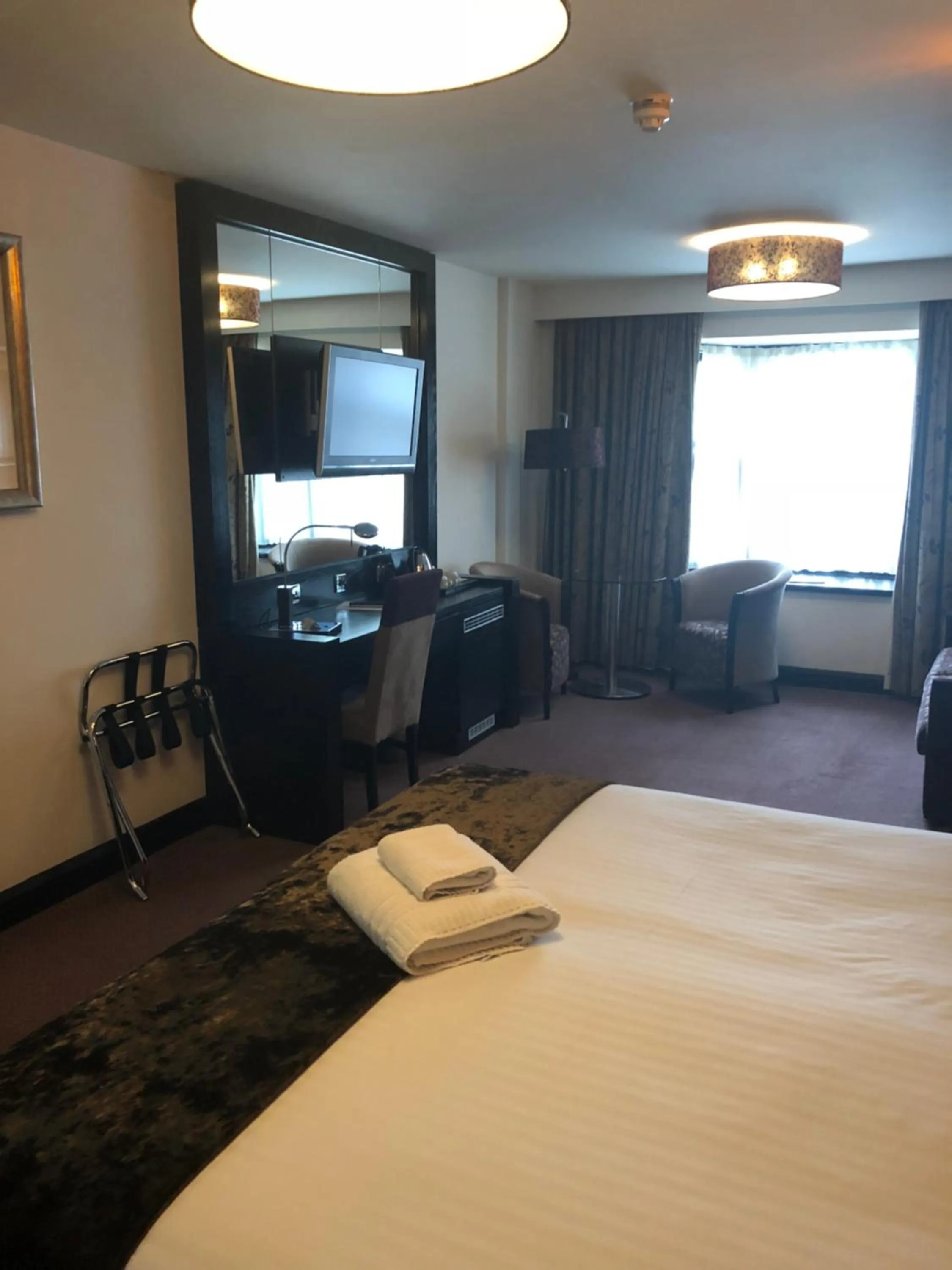 Bed in The BlueBell Hotel