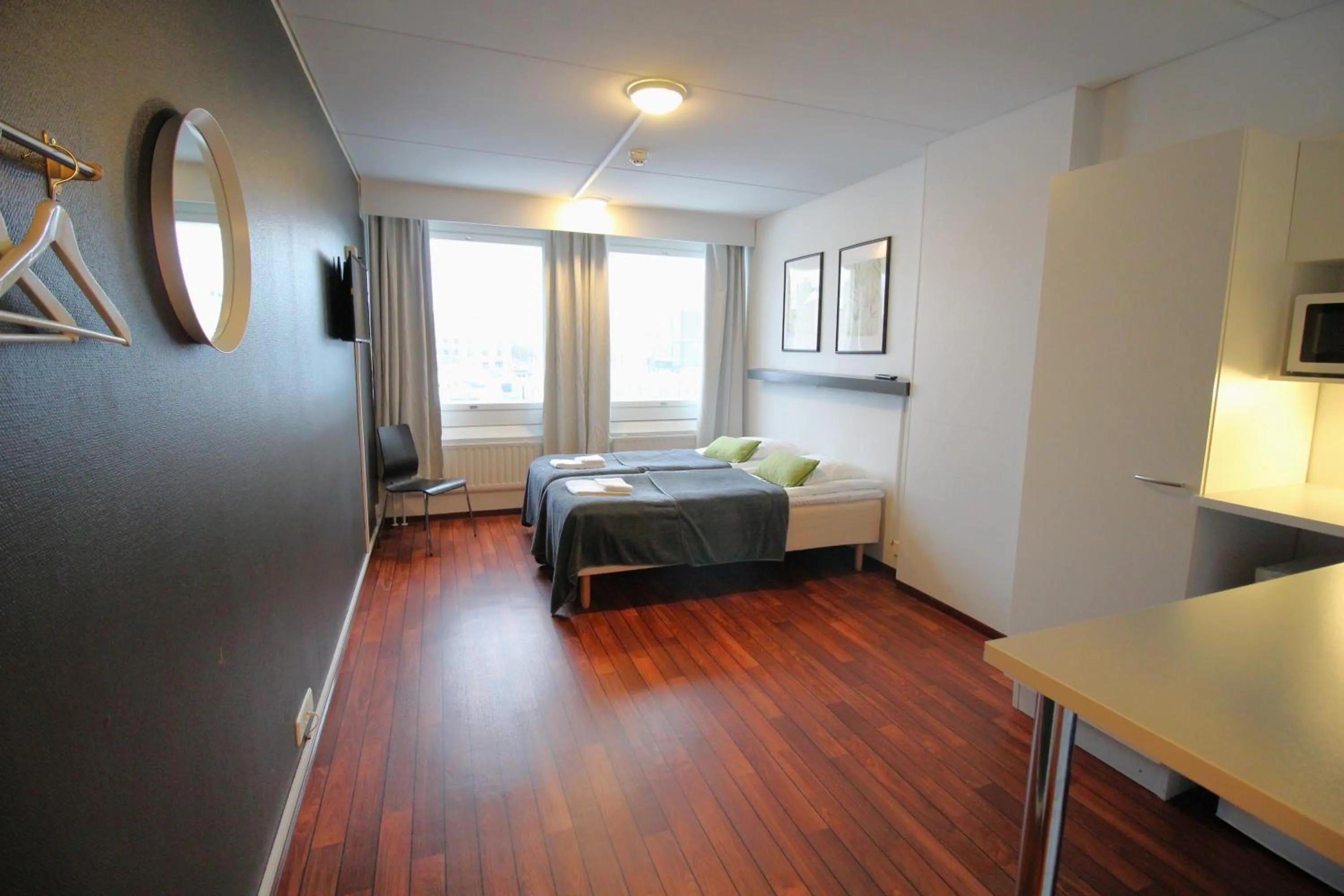 Photo of the whole room, Bed in Forenom Aparthotel Lahti