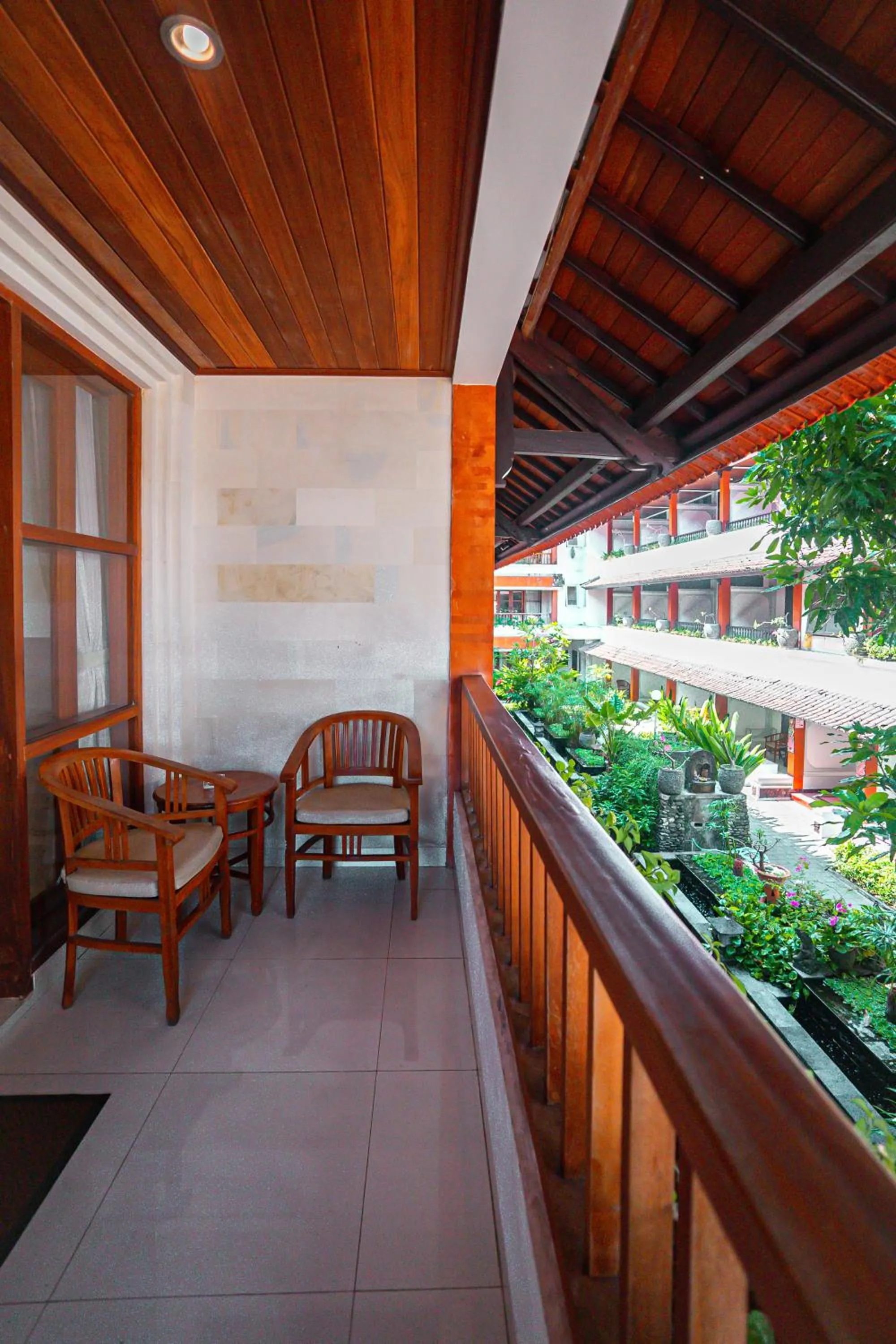 Balcony/Terrace in Bali Summer Hotel by Amerta