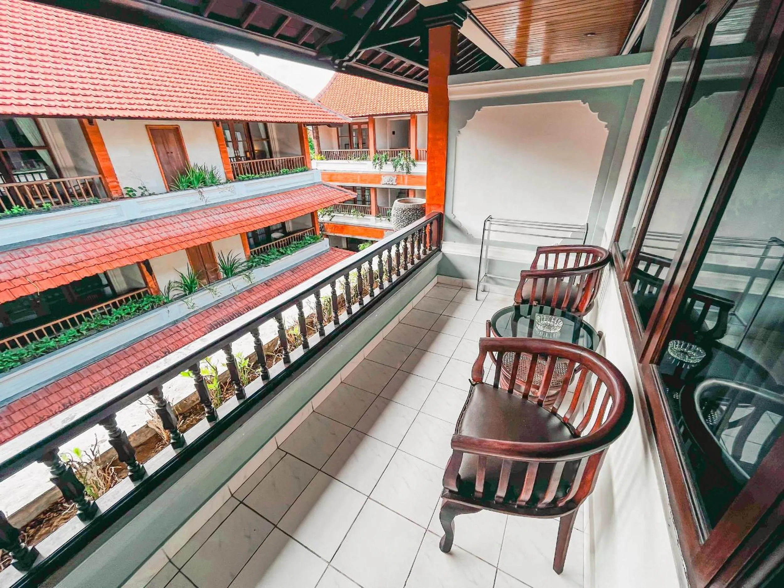 Balcony/Terrace in Bali Summer Hotel by Amerta