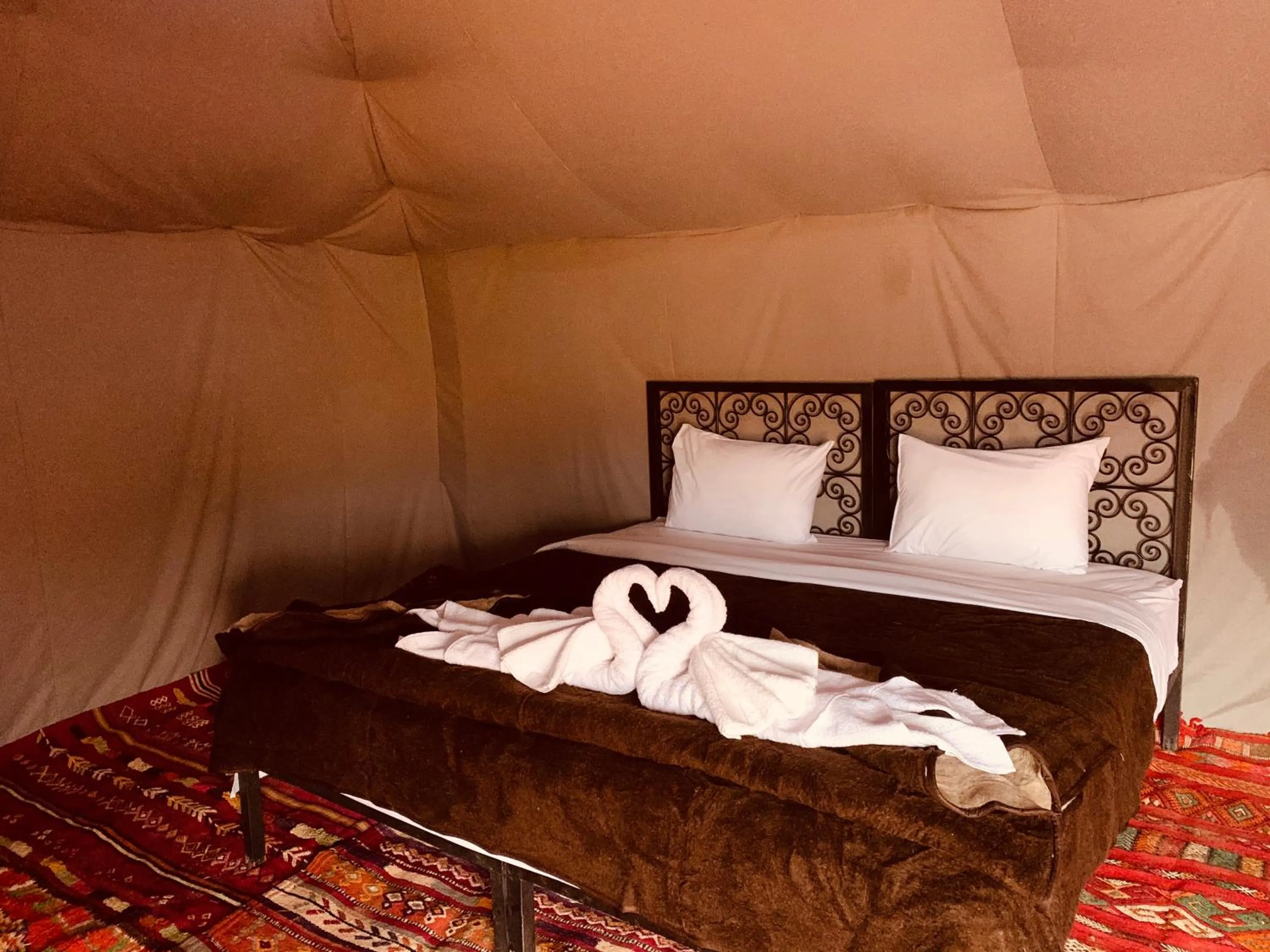 Property building, Bed in Sahara wellness camp