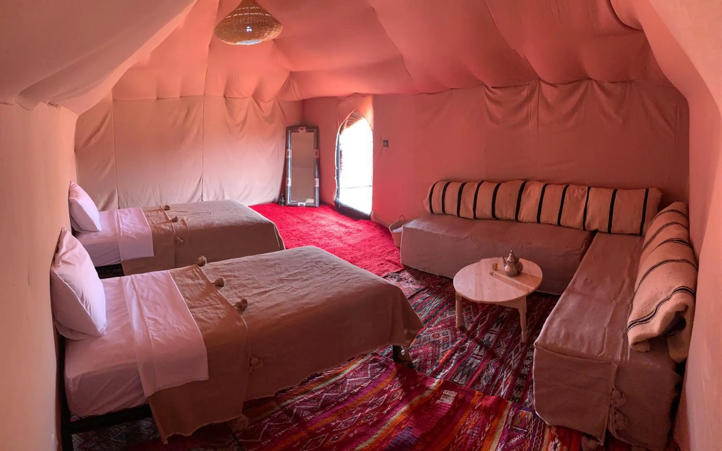 Property building, Bed in Sahara wellness camp