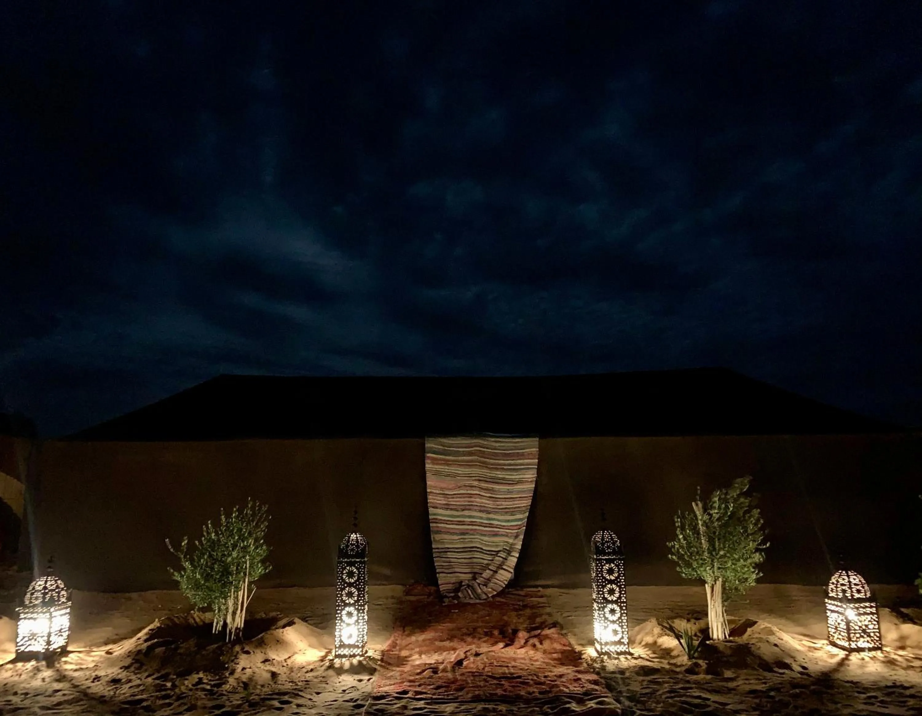 Property building in Sahara wellness camp