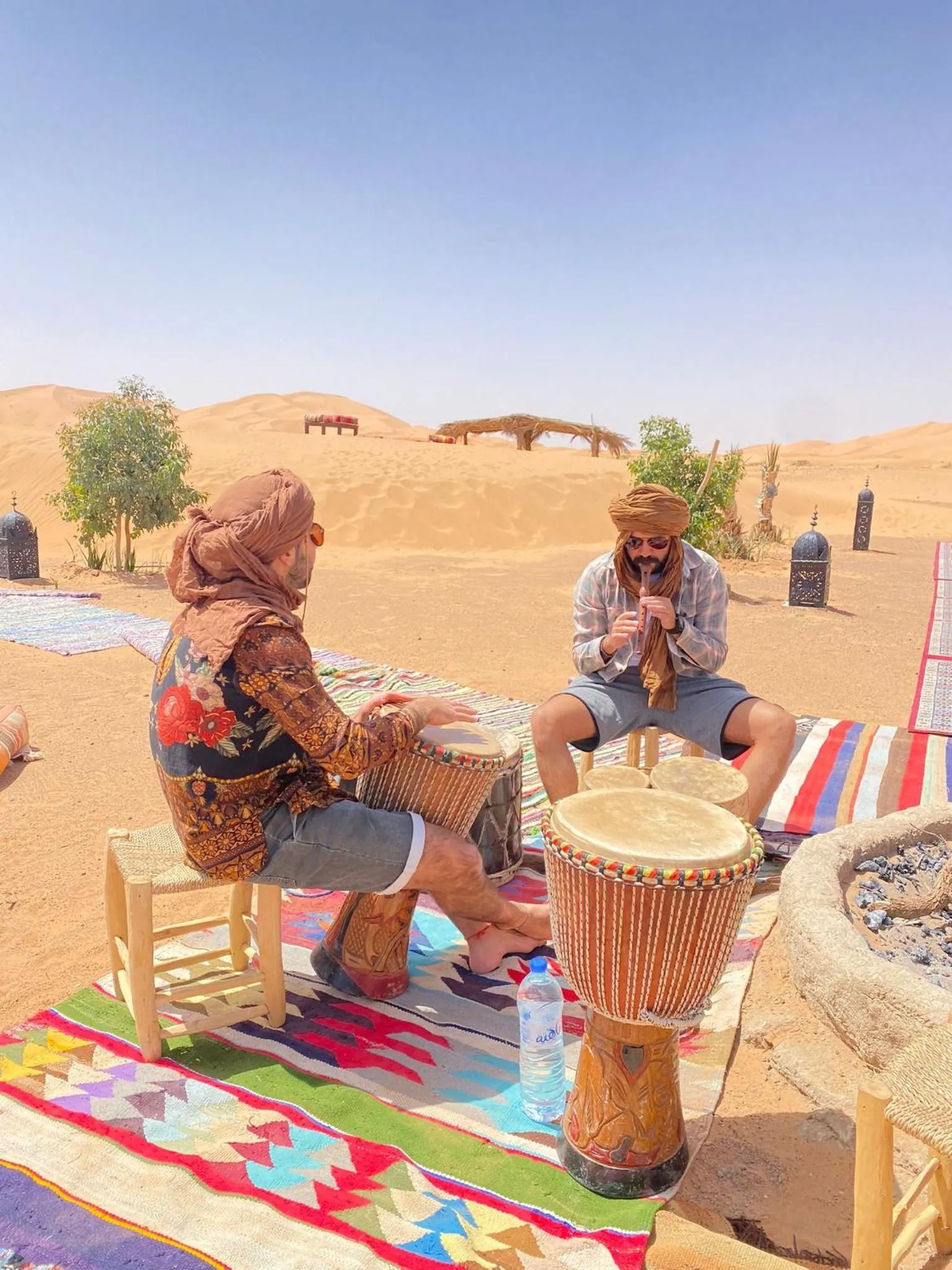 Property building in Sahara wellness camp