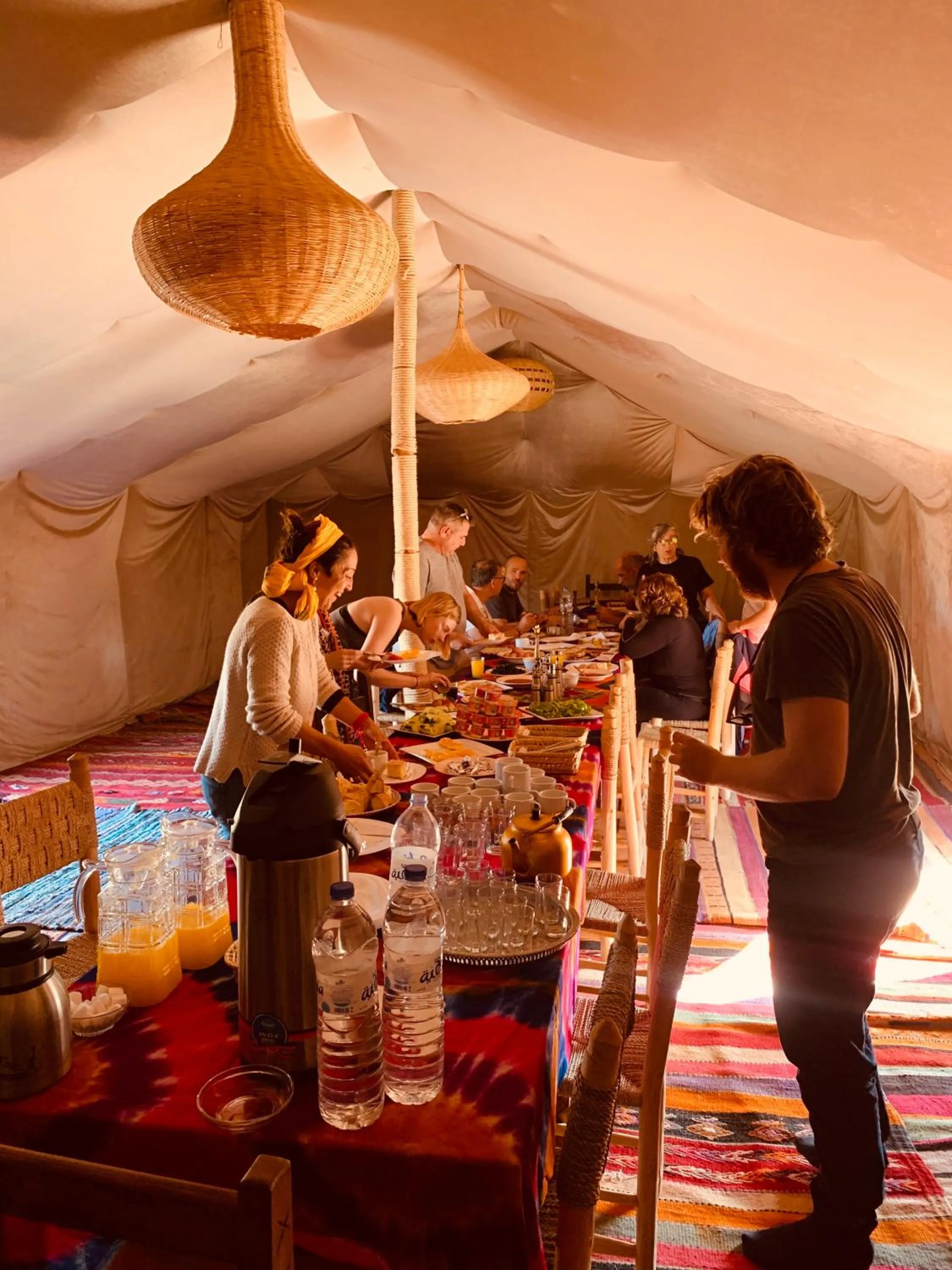 Property building in Sahara wellness camp