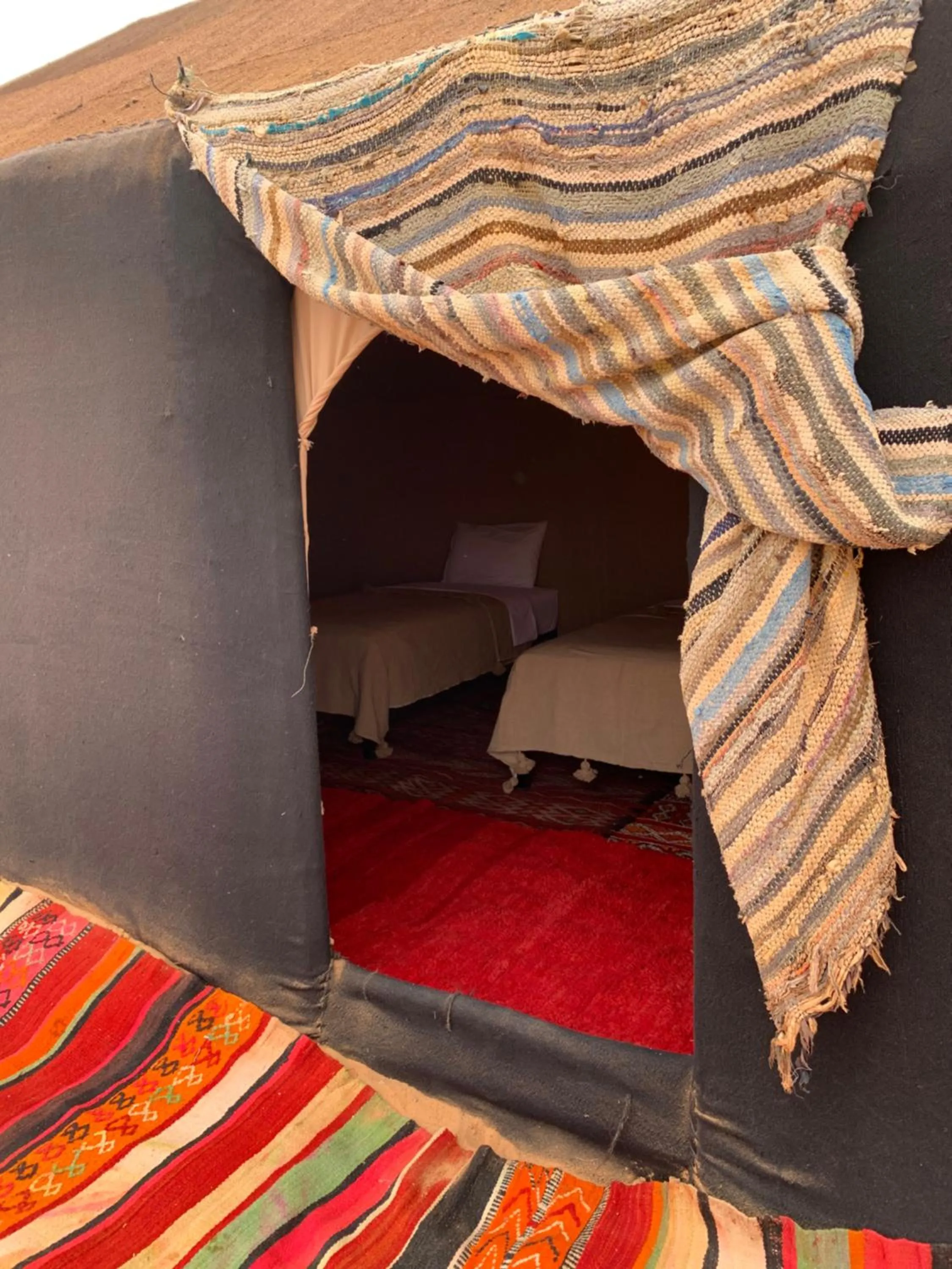 View (from property/room), Bed in Sahara wellness camp