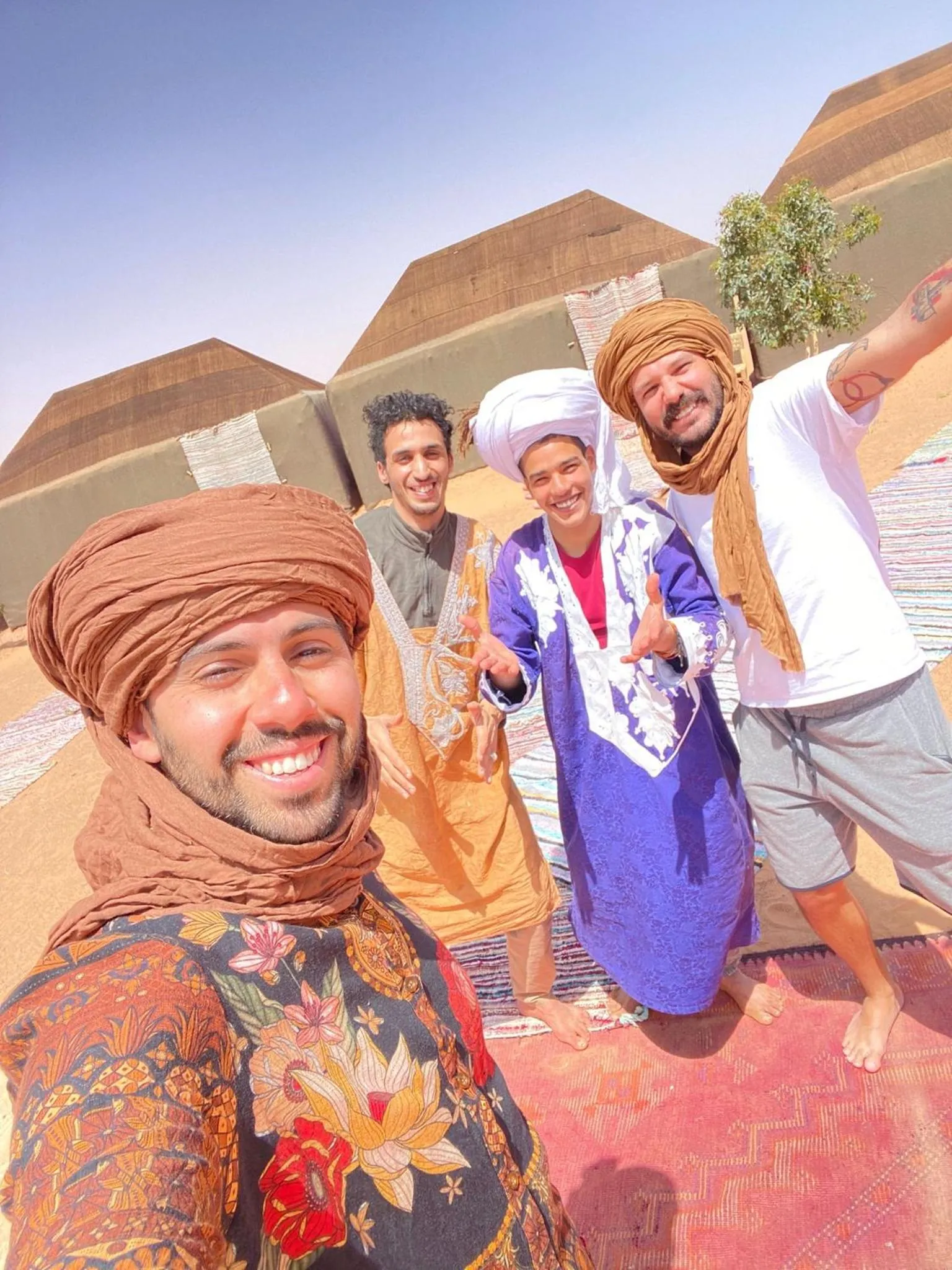 Property building in Sahara wellness camp