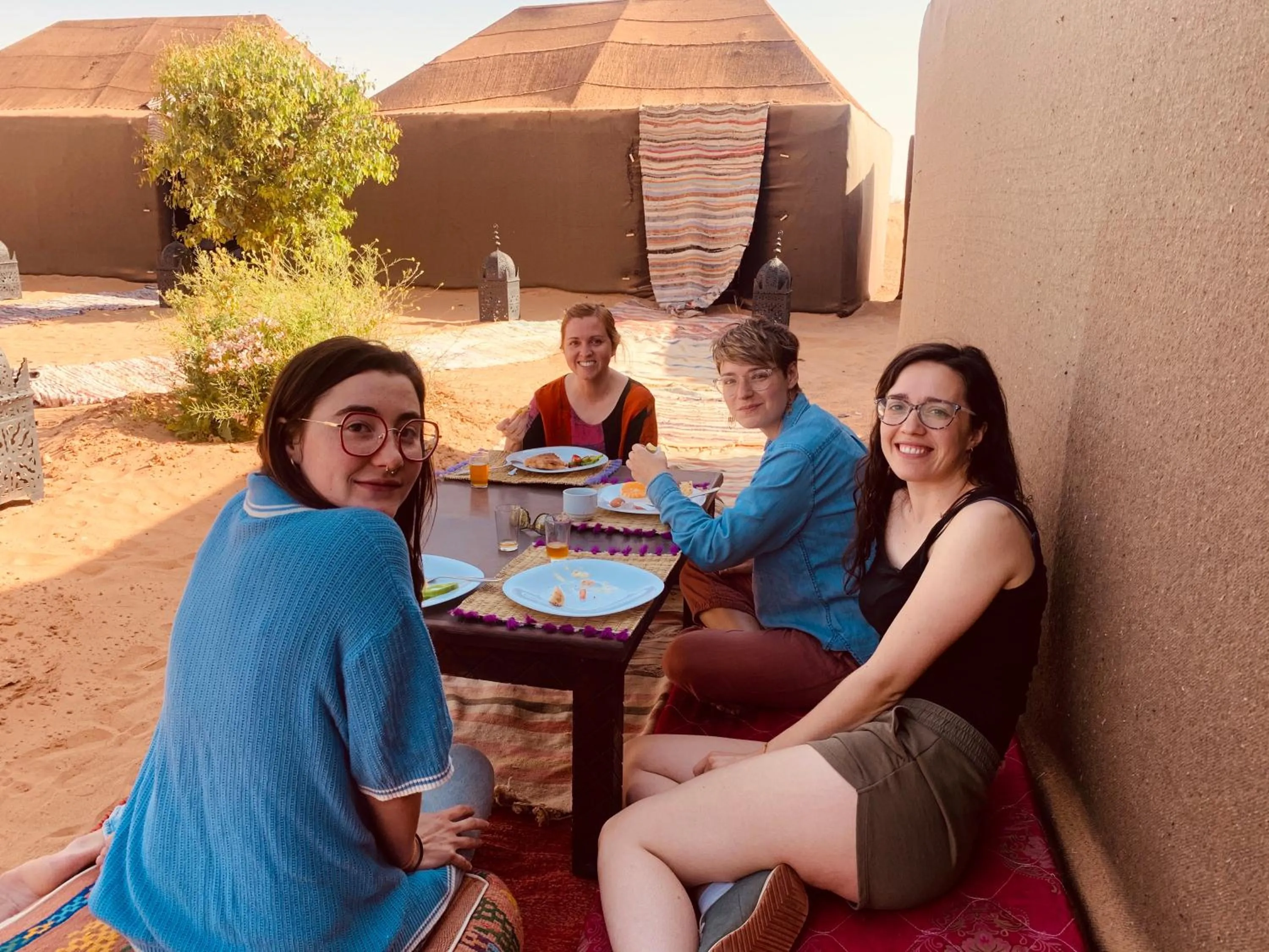 Property building in Sahara wellness camp