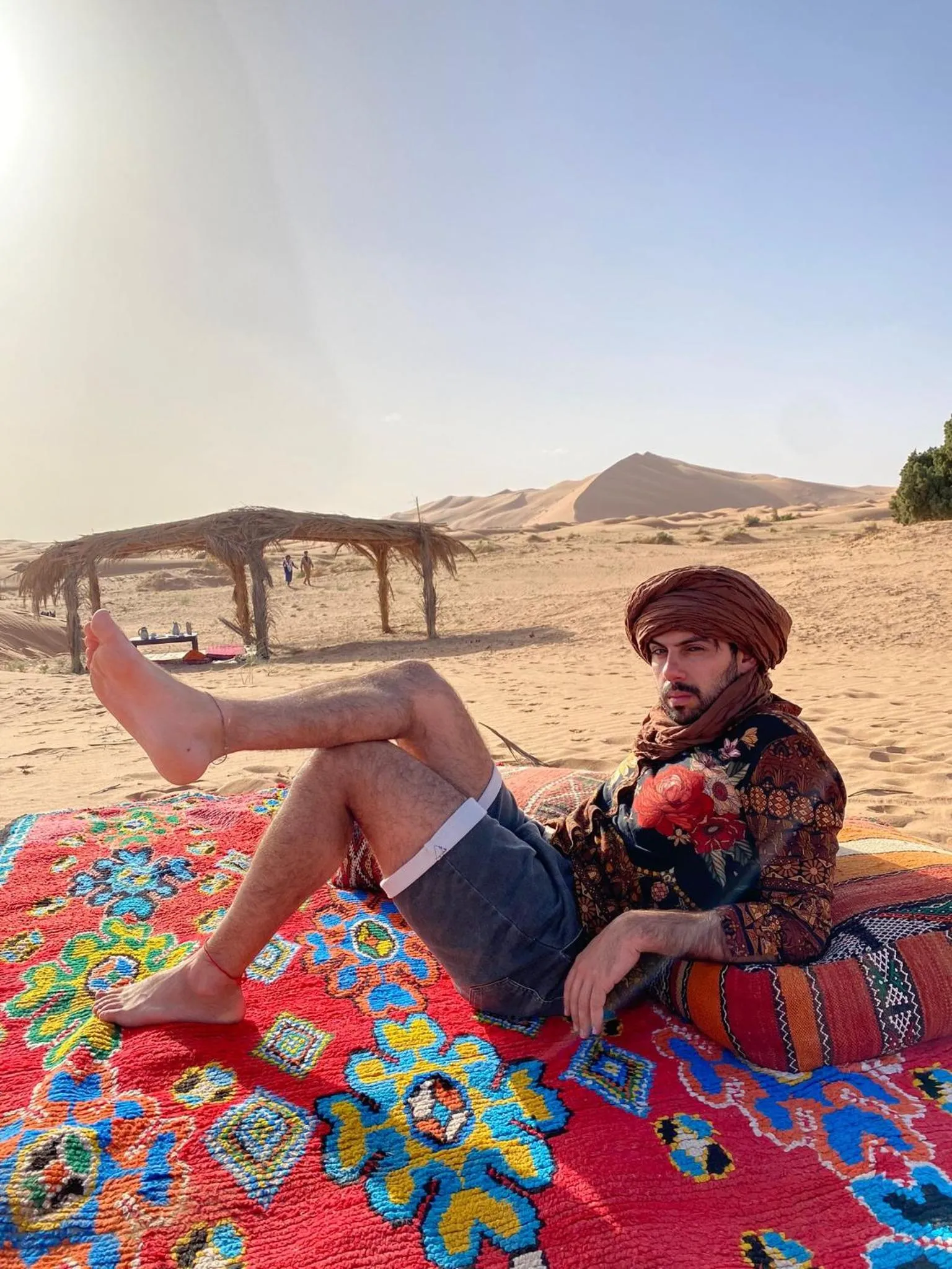 Day in Sahara wellness camp