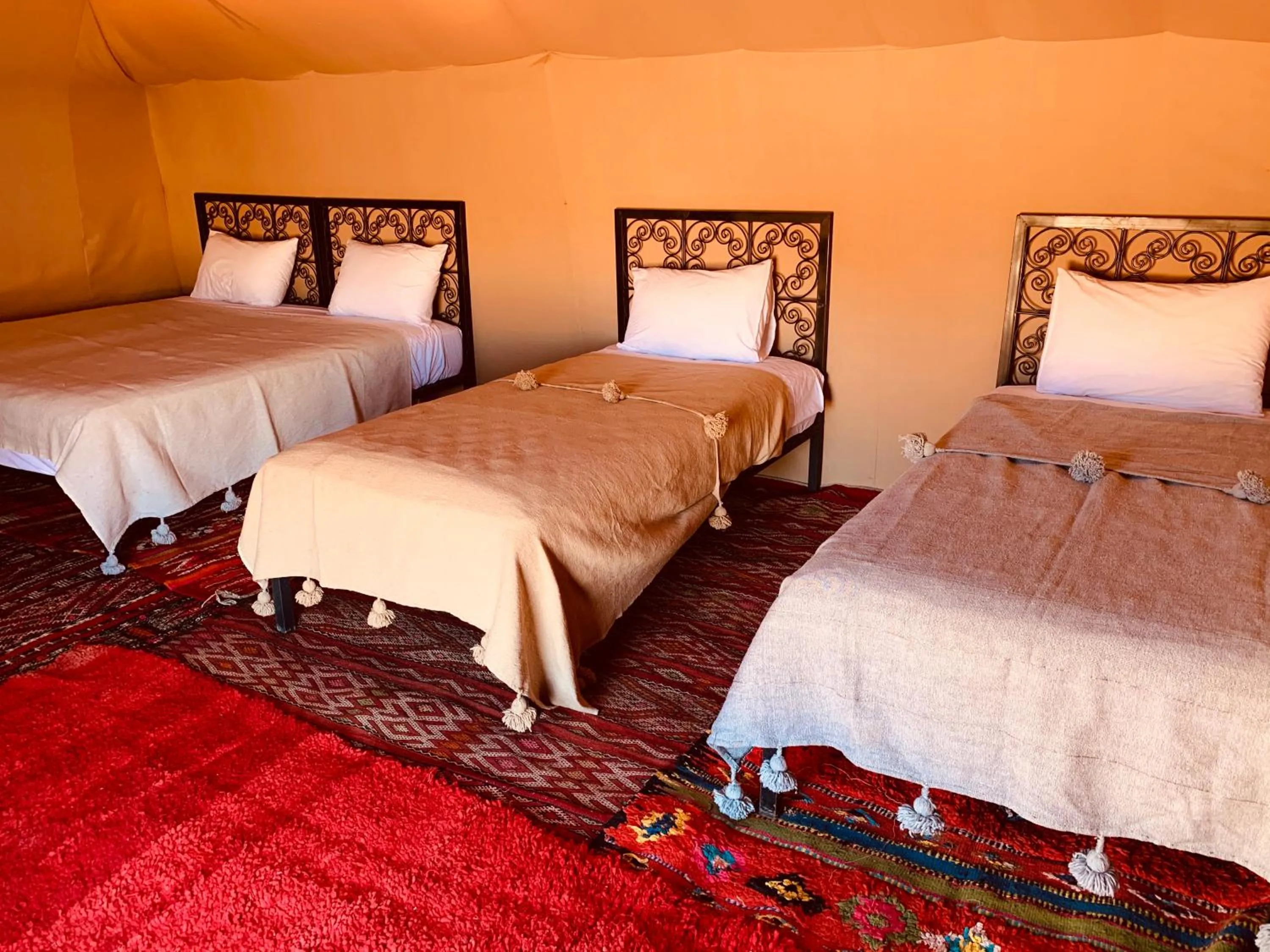 Bed in Sahara wellness camp