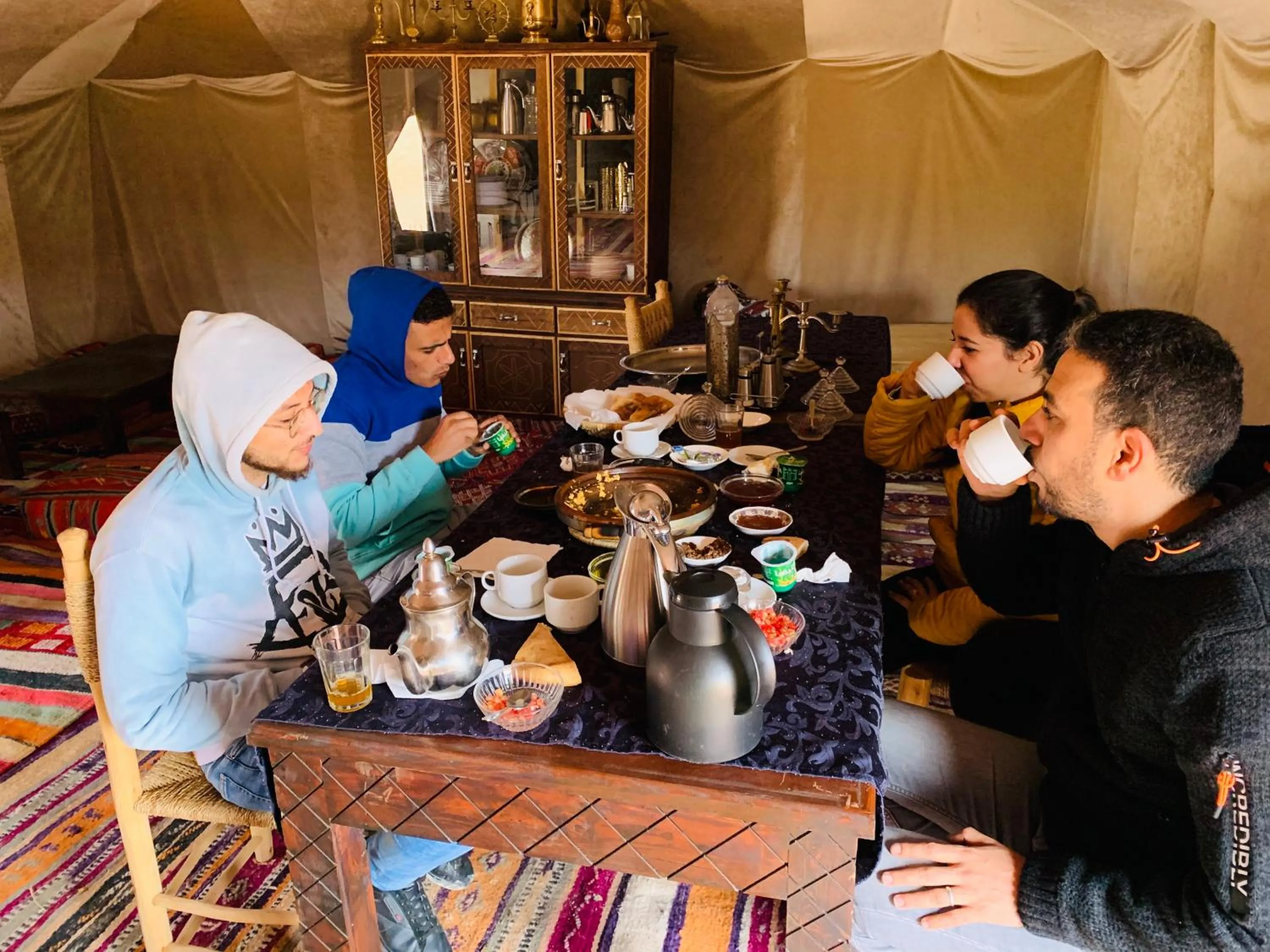 Property building in Sahara wellness camp