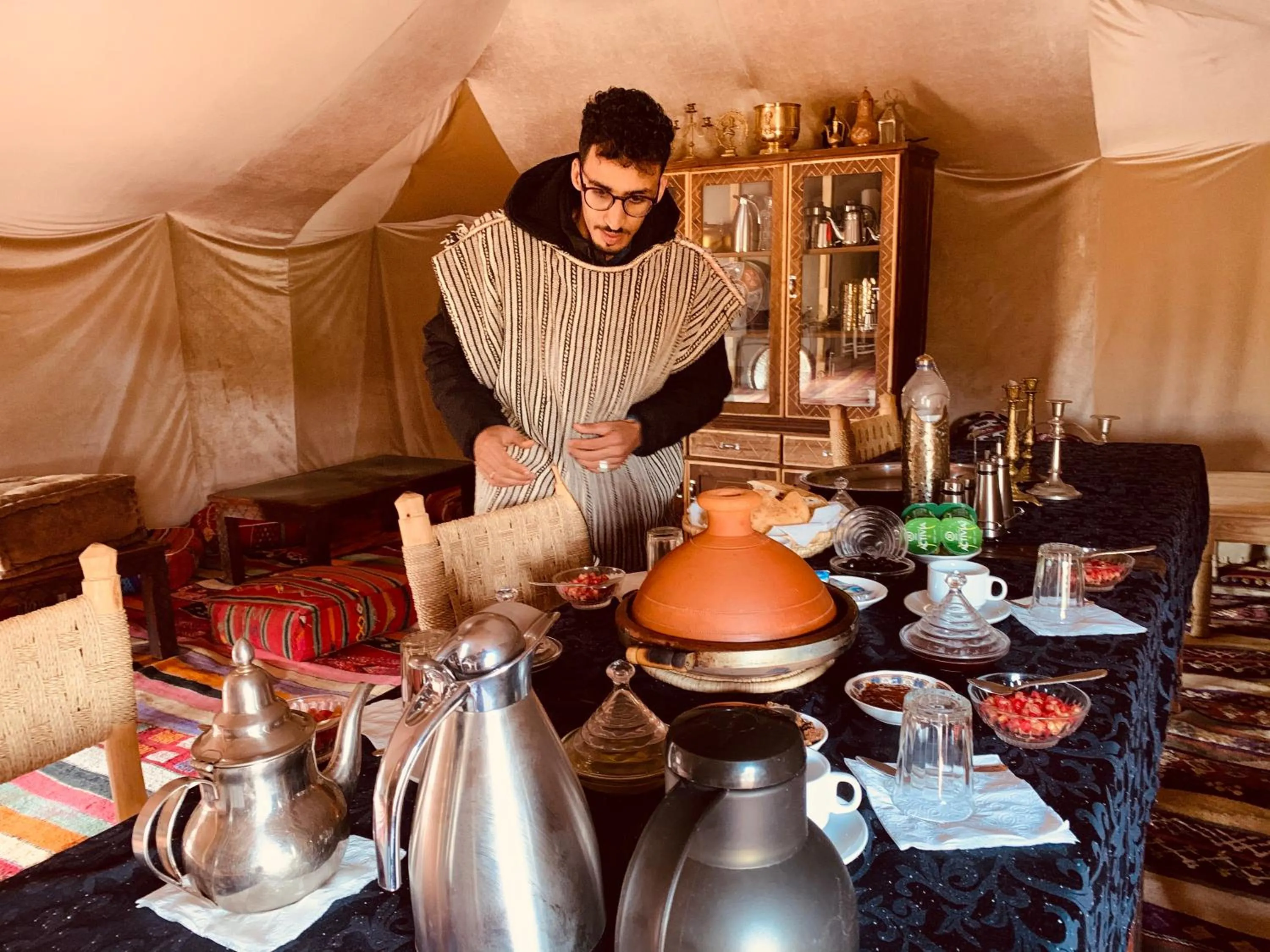 Property building in Sahara wellness camp