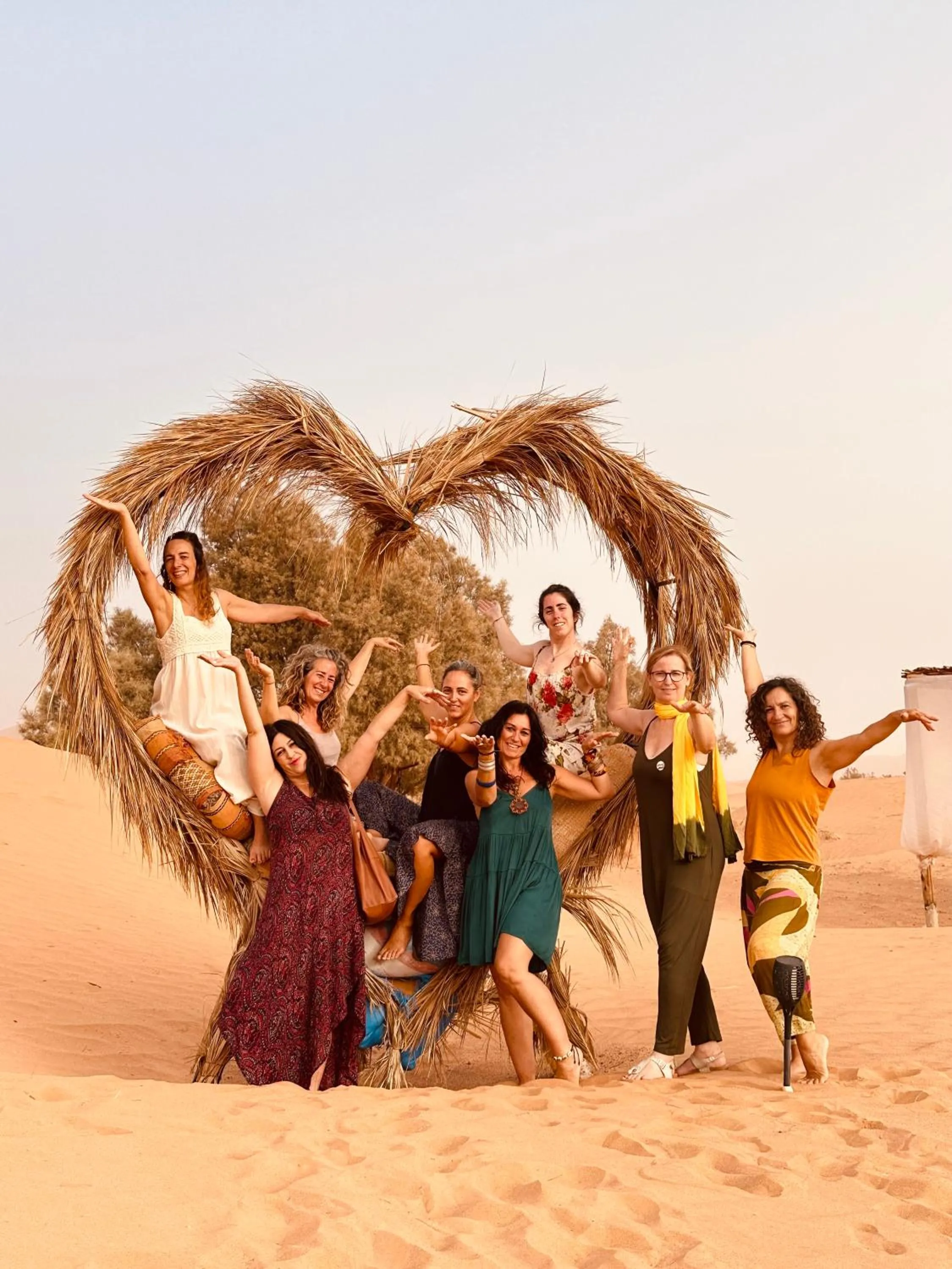 Property building in Sahara wellness camp