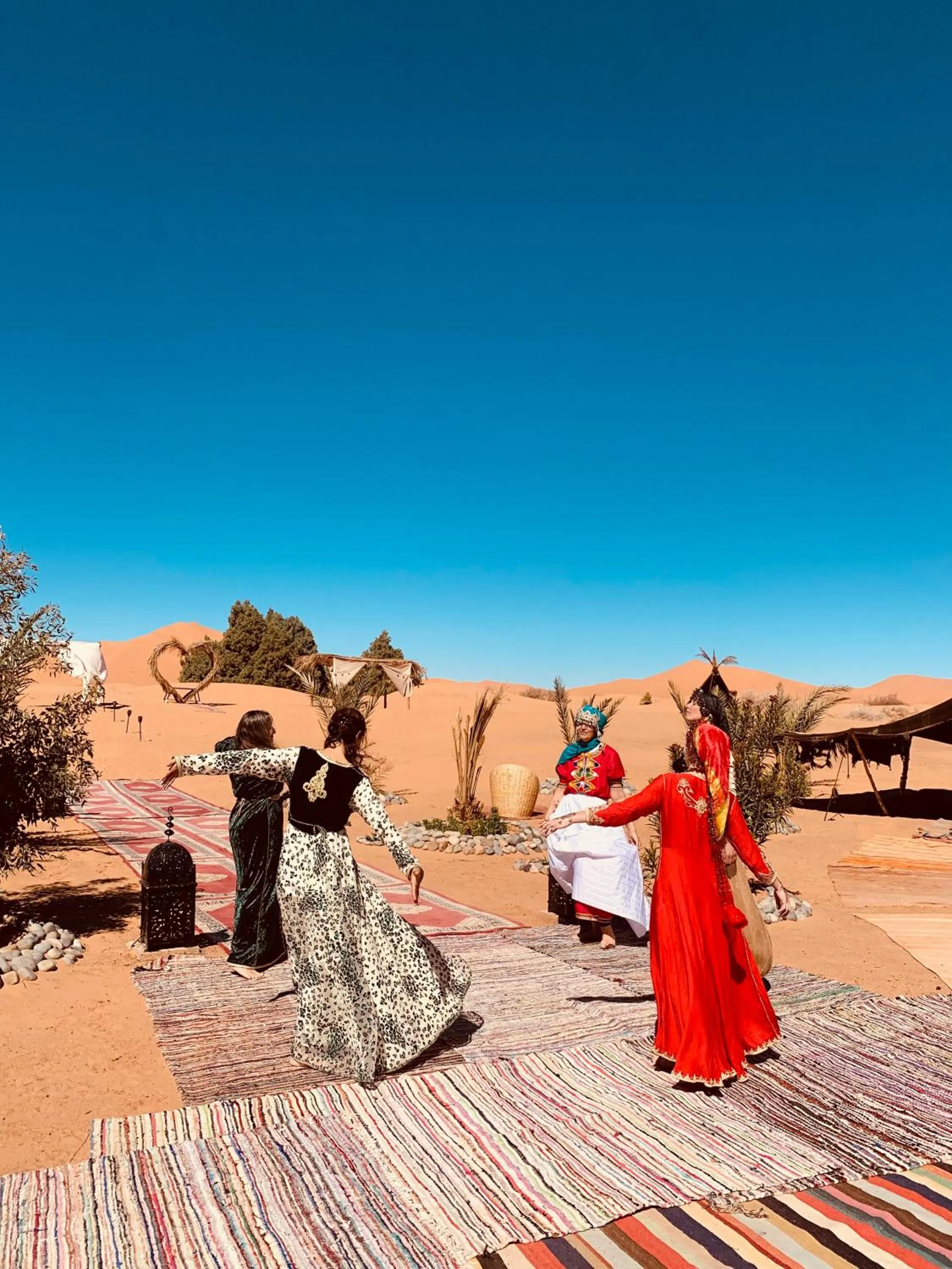 Property building in Sahara wellness camp