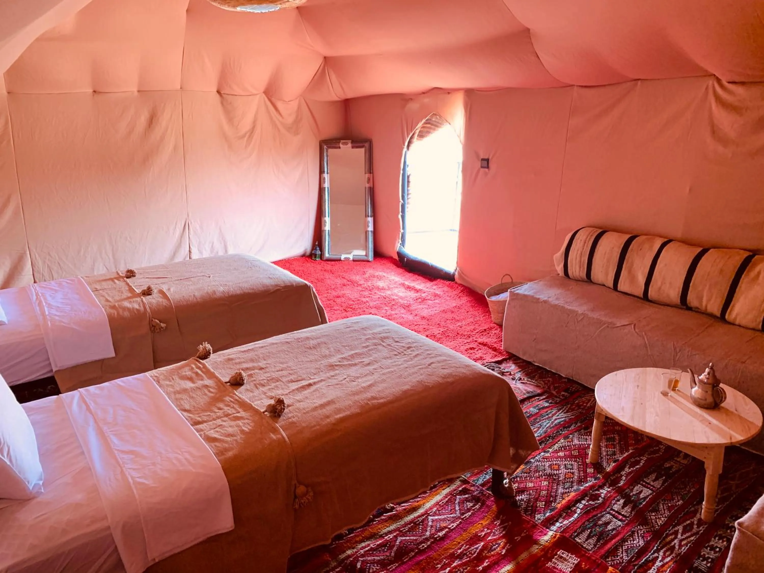 Property building, Bed in Sahara wellness camp