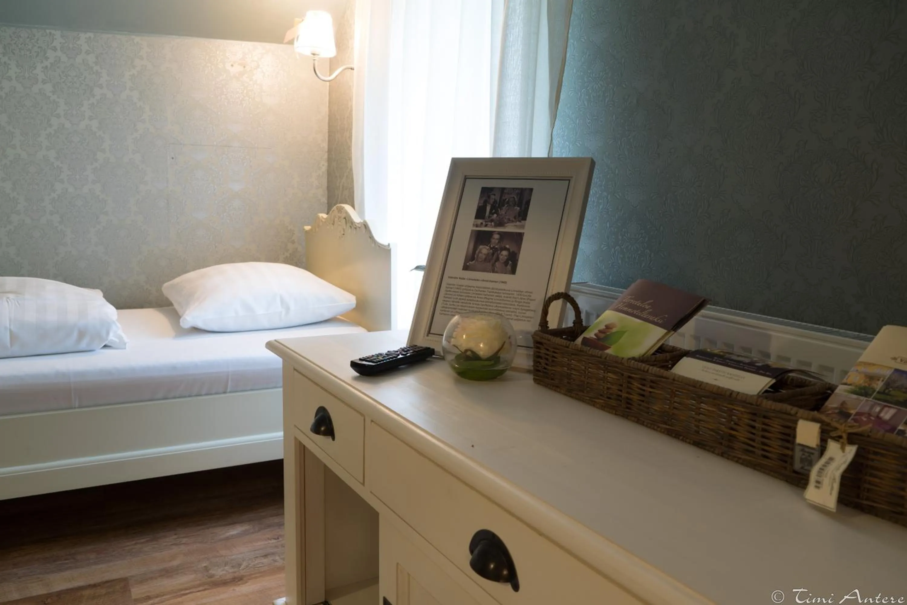 Decorative detail, Bed in Vaihmalan Hovi