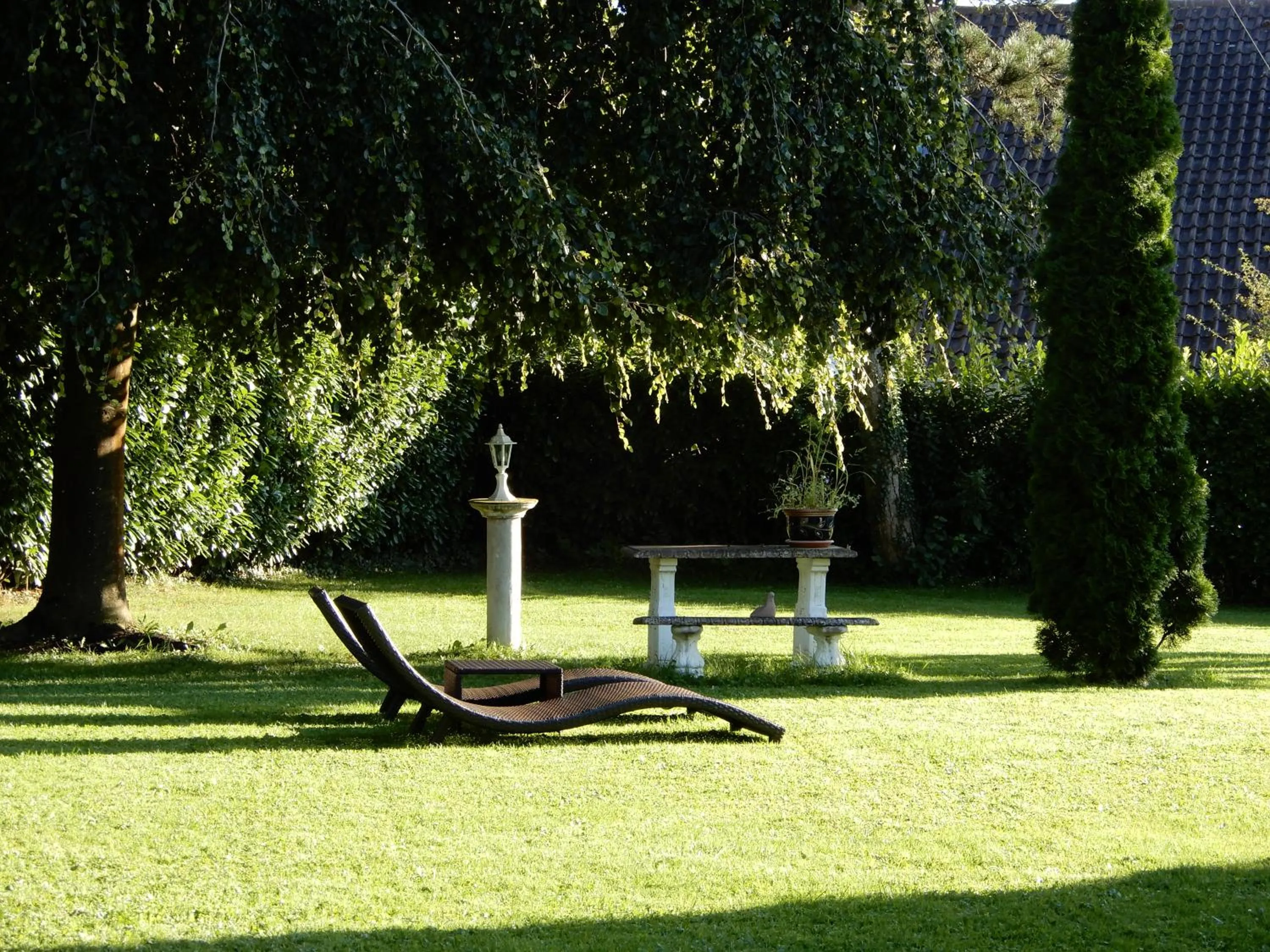 Garden view in Hotel Kurallee