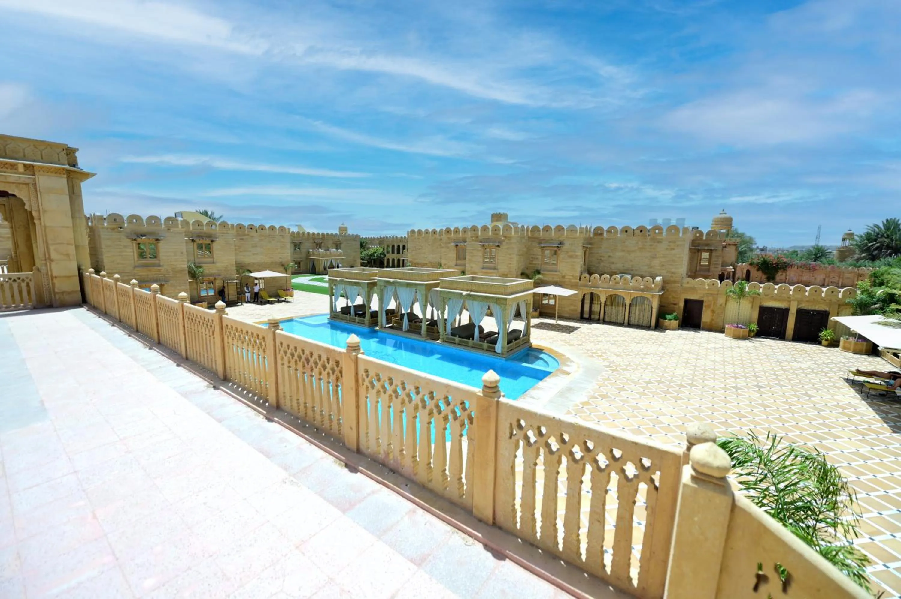 Swimming pool in Fort Rajwada,Jaisalmer