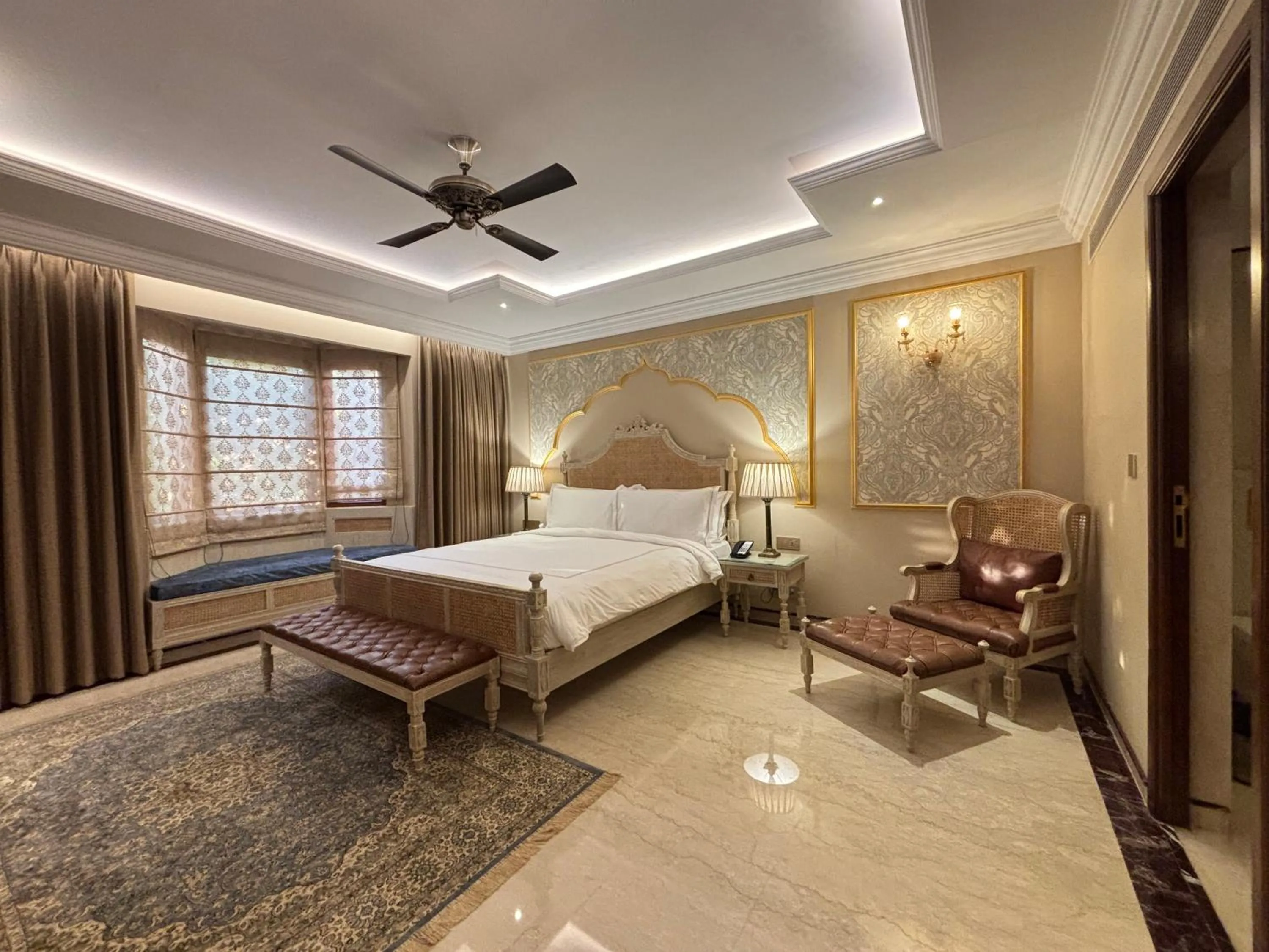 Bedroom, Bed in Fort Rajwada,Jaisalmer