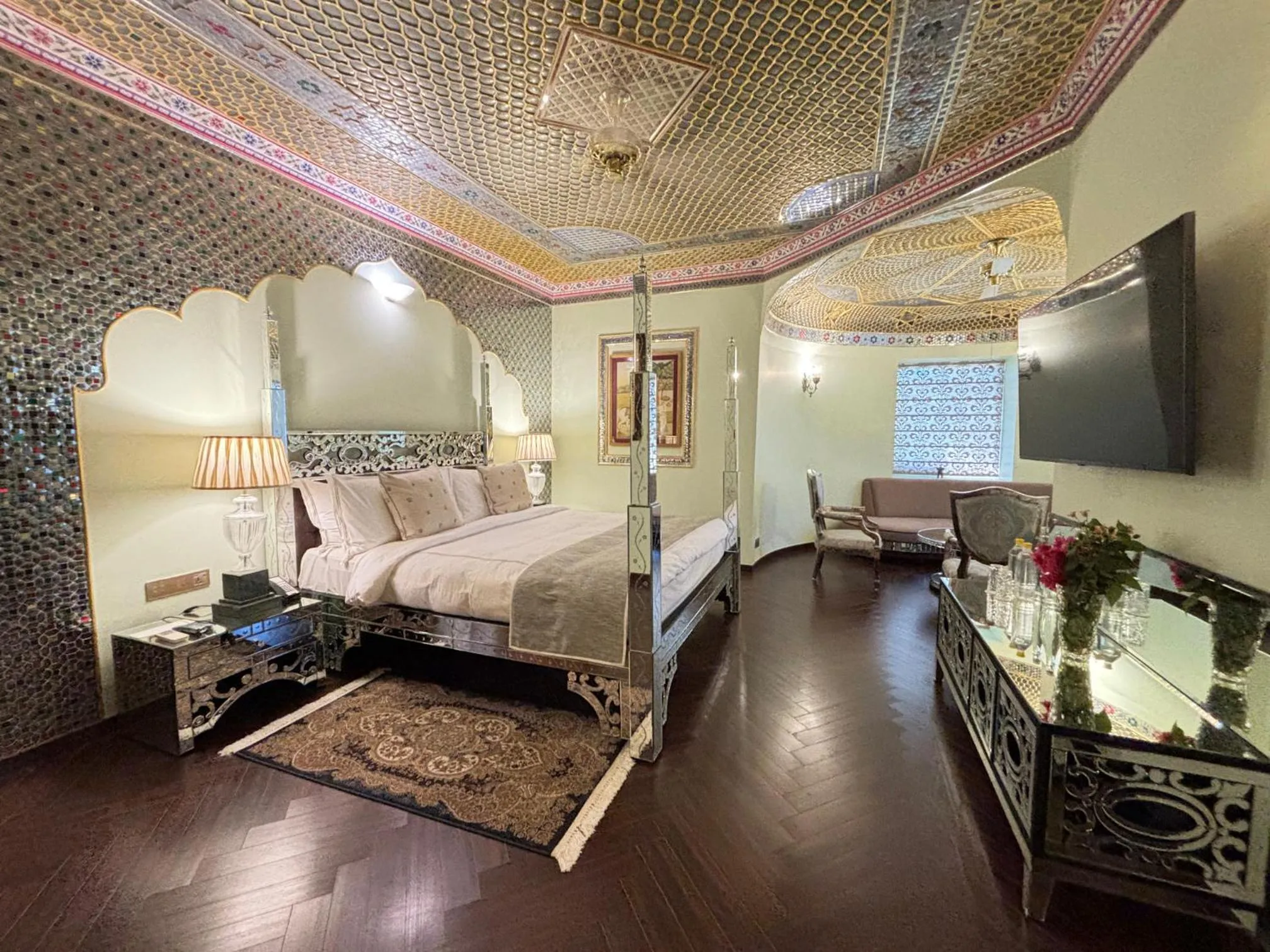 Bedroom, Bed in Fort Rajwada,Jaisalmer