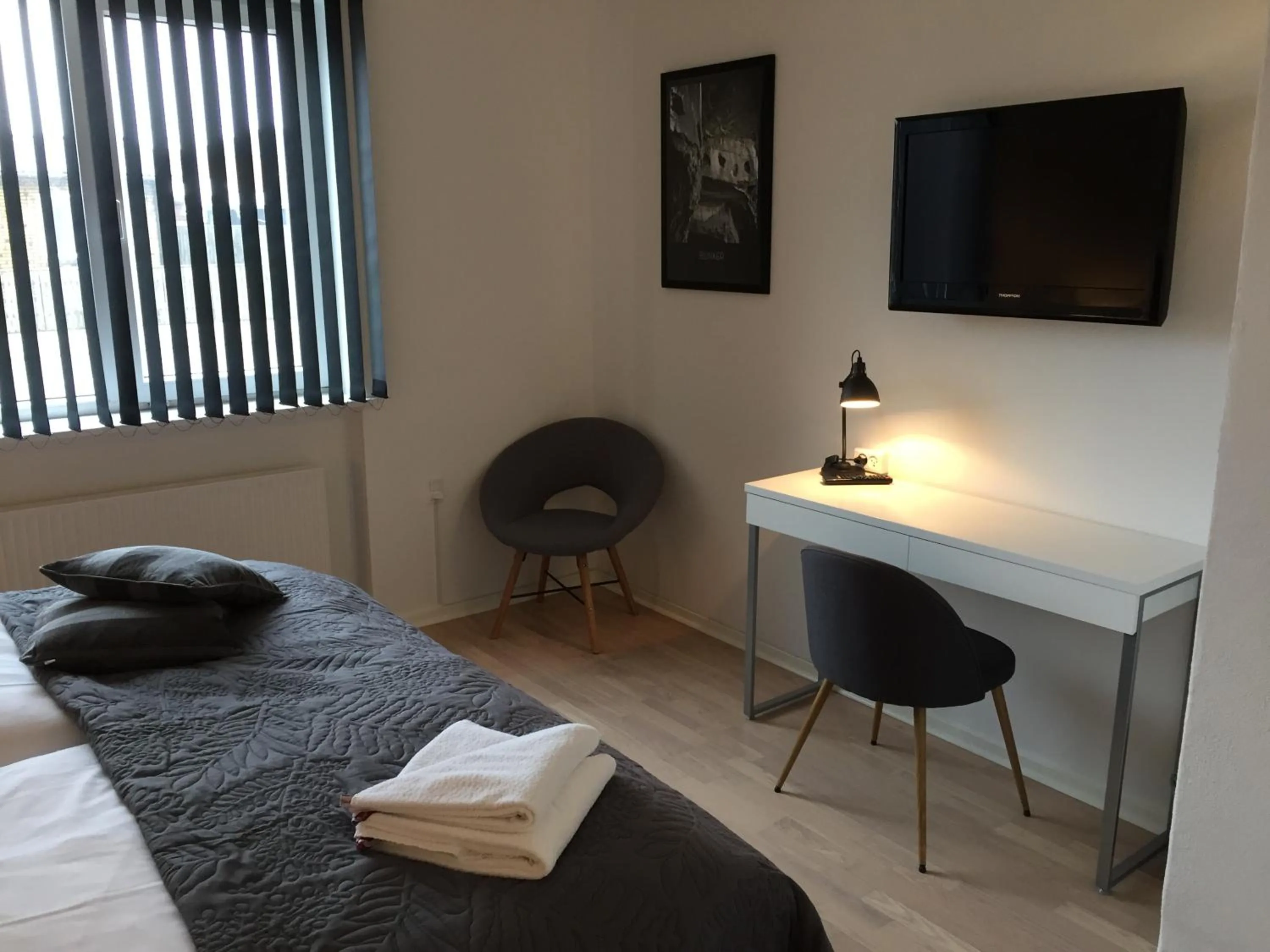 Photo of the whole room, Bed in Thyborøn Hotel