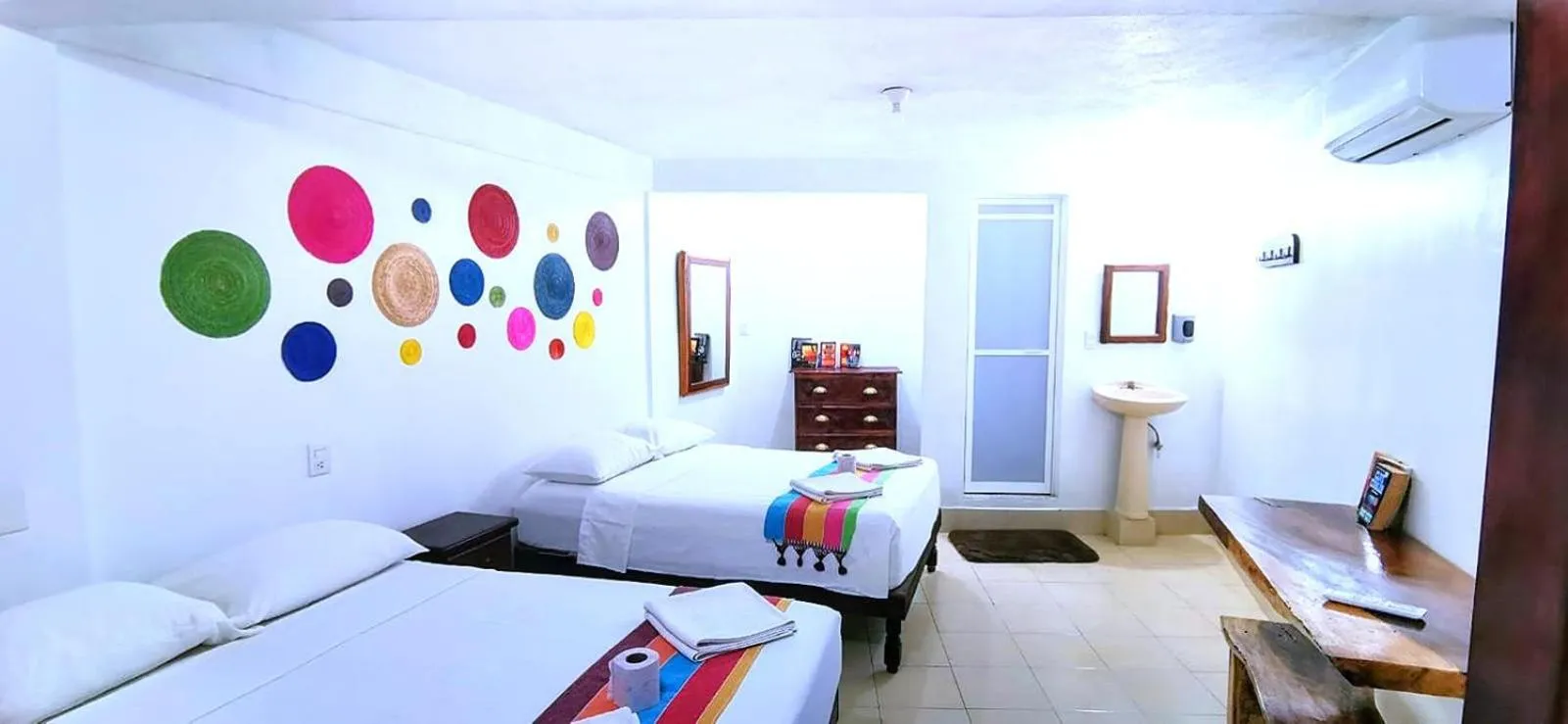 Bed in Hotel Casa del Mar Mazunte