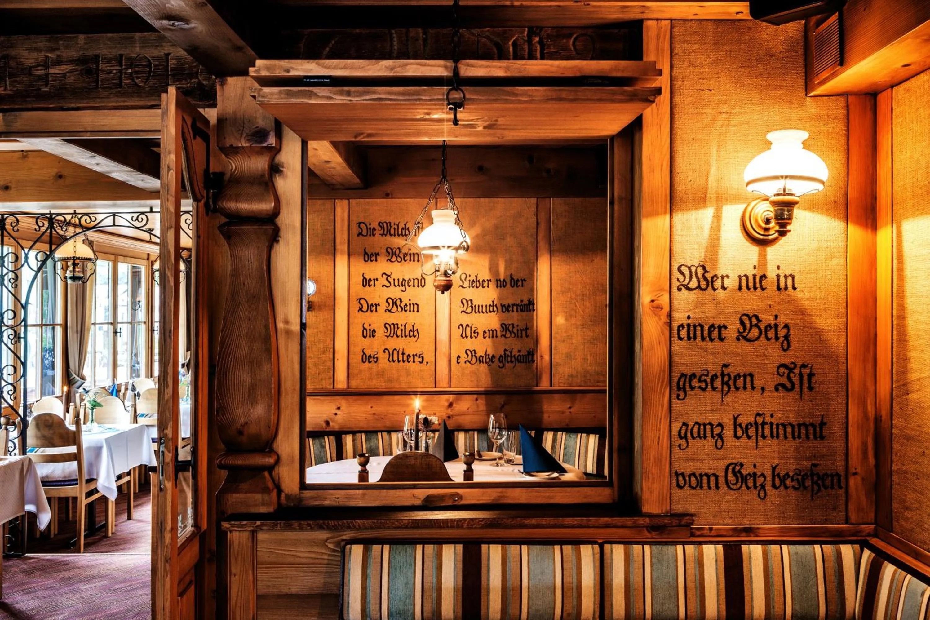 Restaurant/places to eat in Hotel Gspan