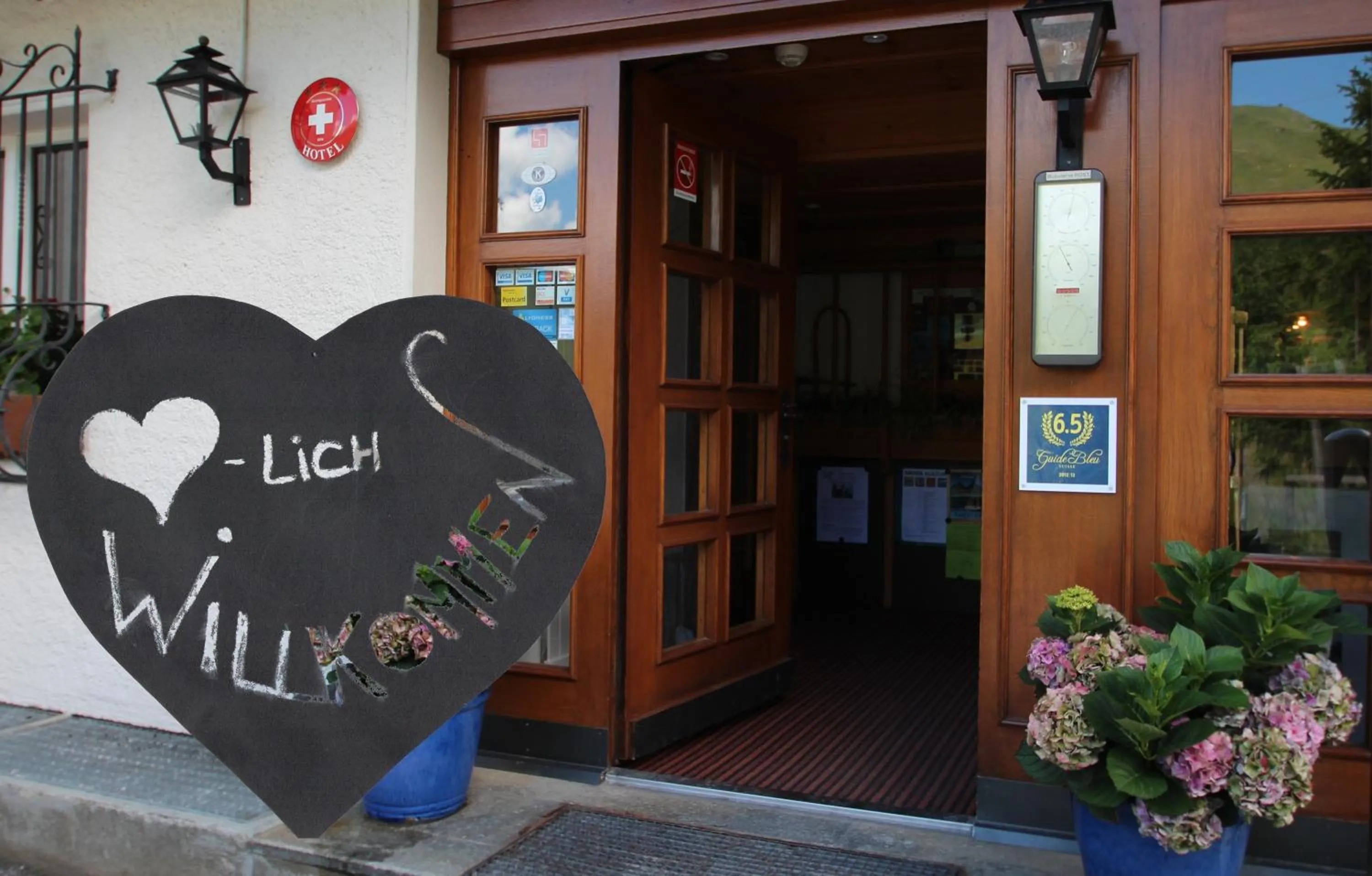 Facade/entrance in Hotel Gspan