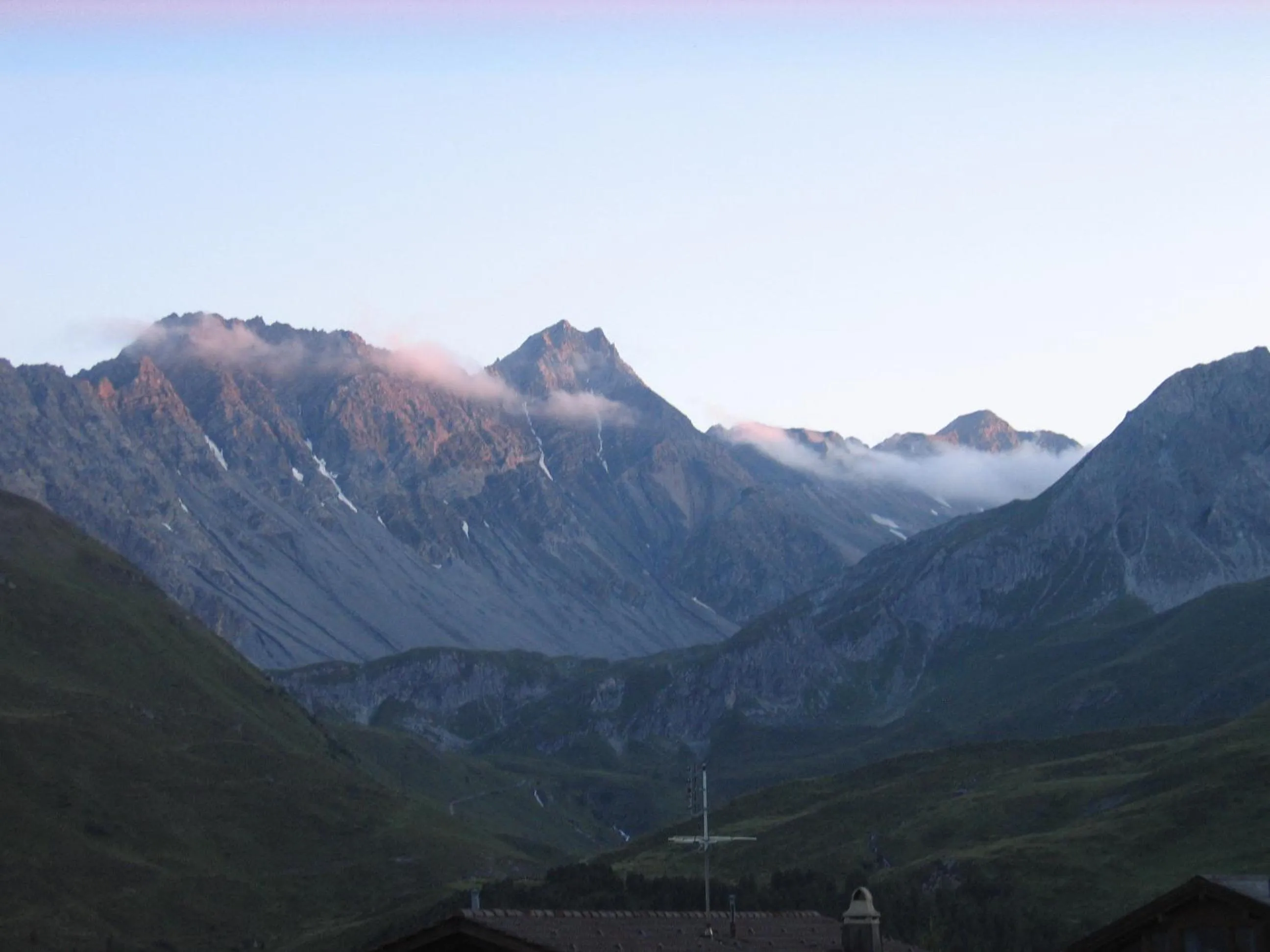 Mountain view in Hotel Gspan