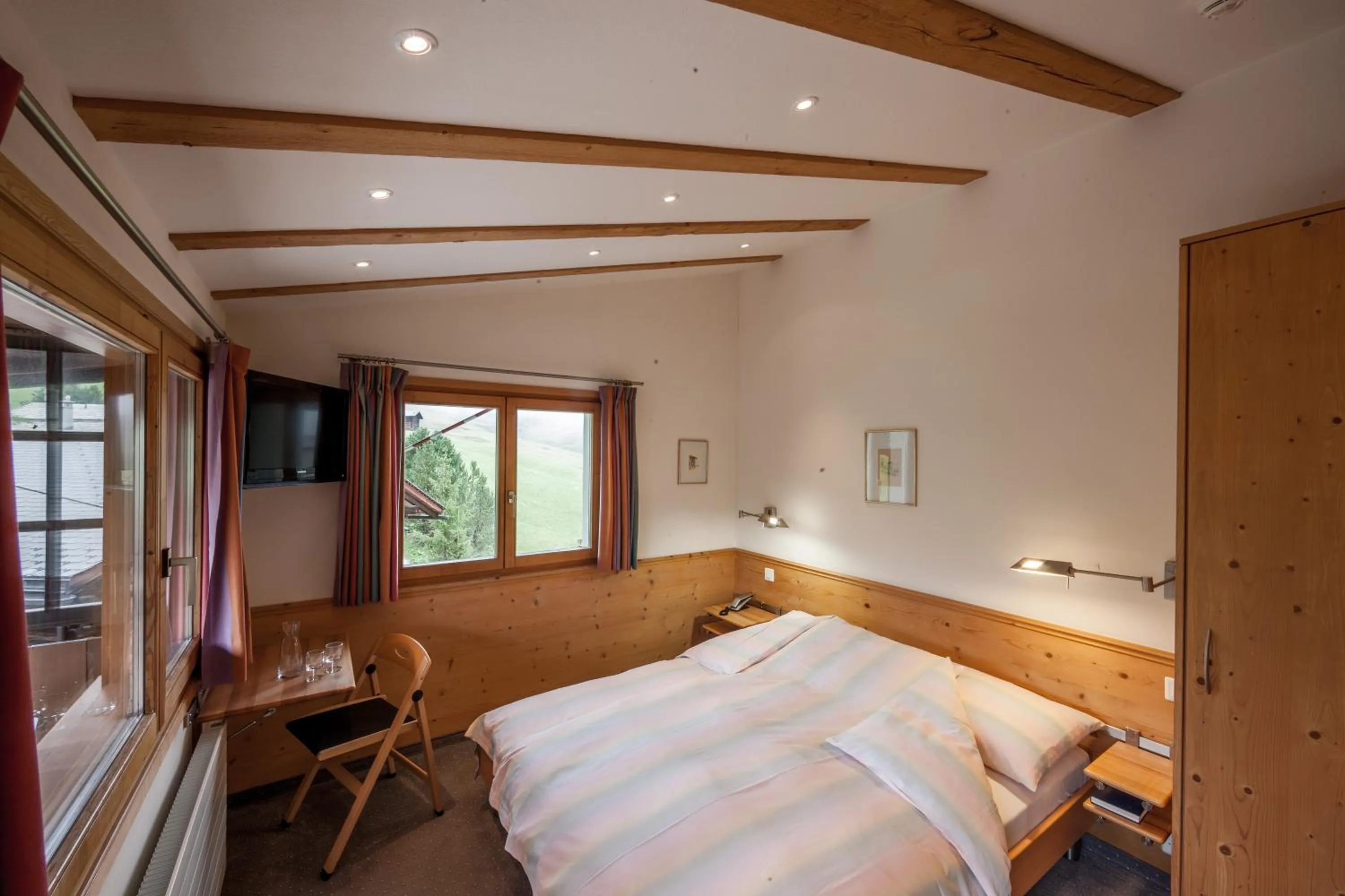 Bedroom, Bed in Hotel Gspan