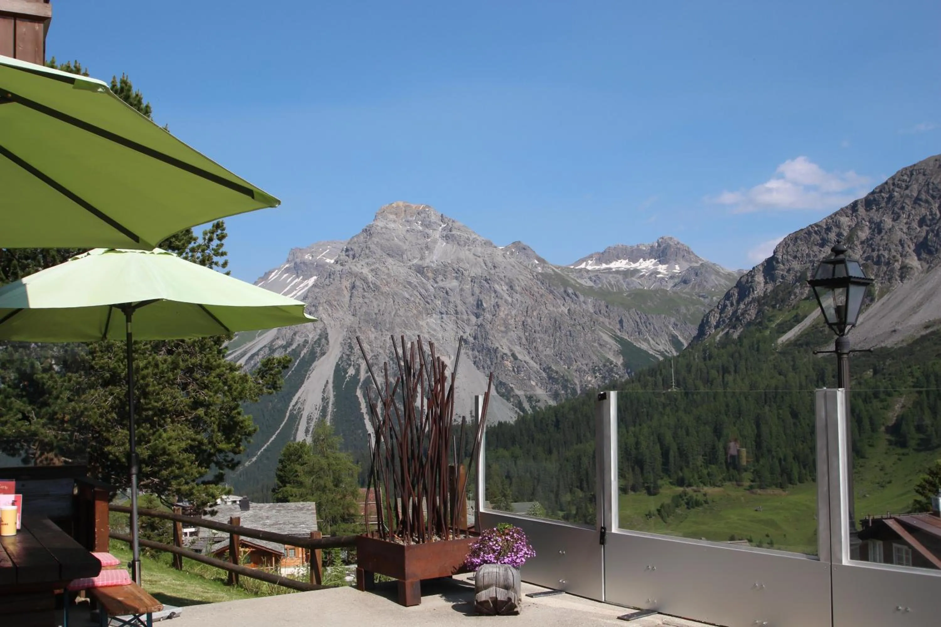 Balcony/Terrace in Hotel Gspan