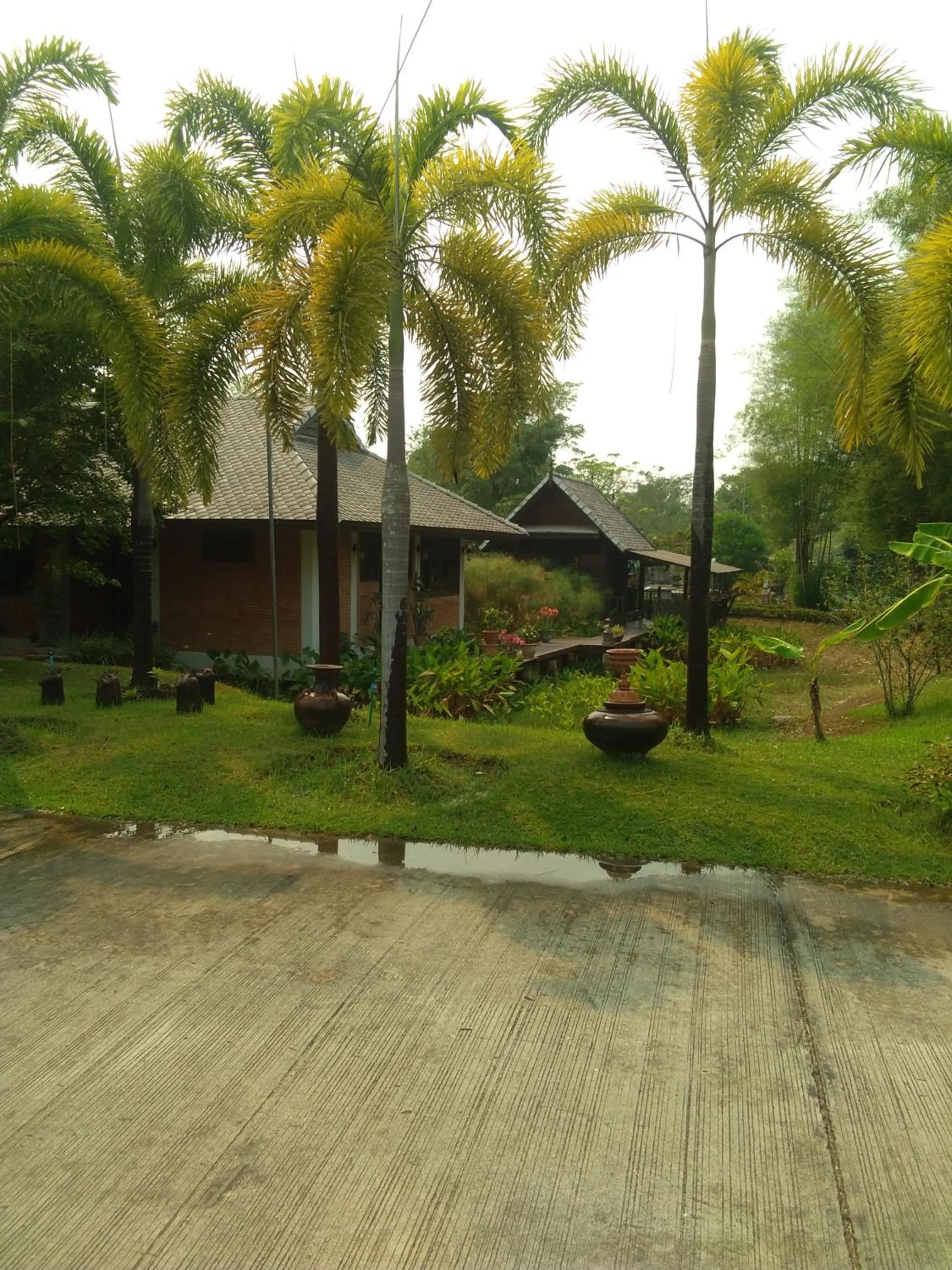 Garden in Baan Chai Thung Resort