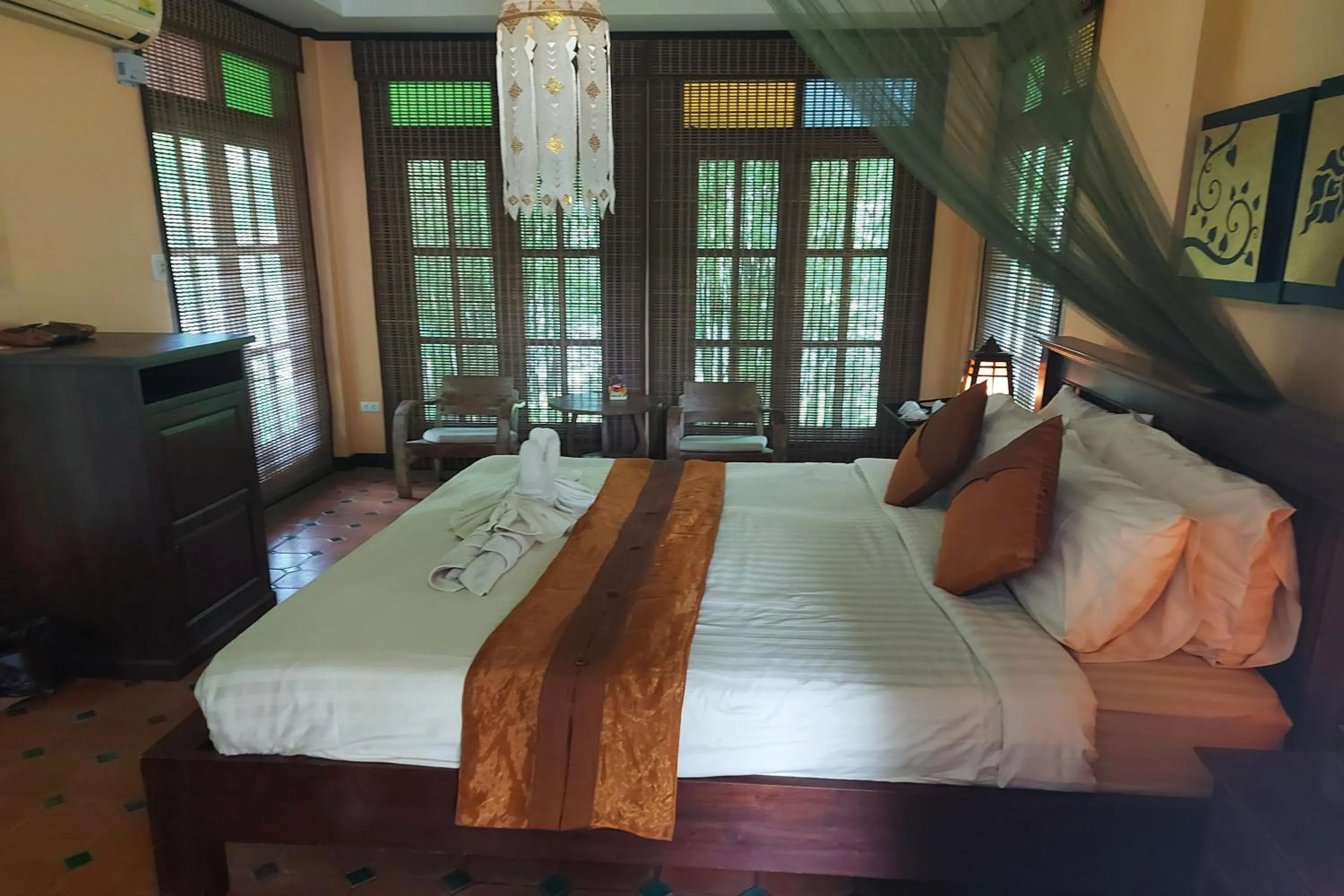 Bedroom, Bed in Baan Chai Thung Resort