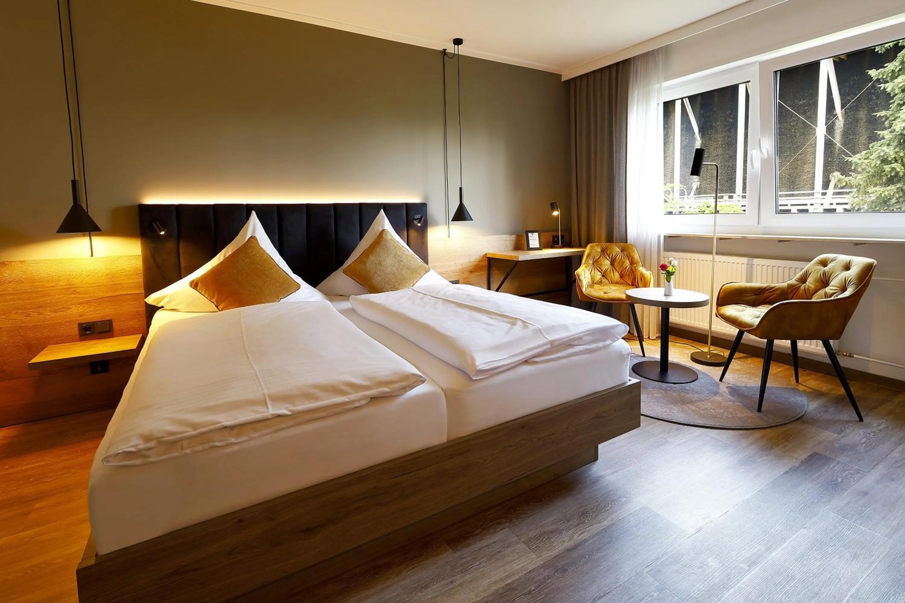 Photo of the whole room, Bed in Hotel Restaurant Fronmühle 3 Sterne Superior