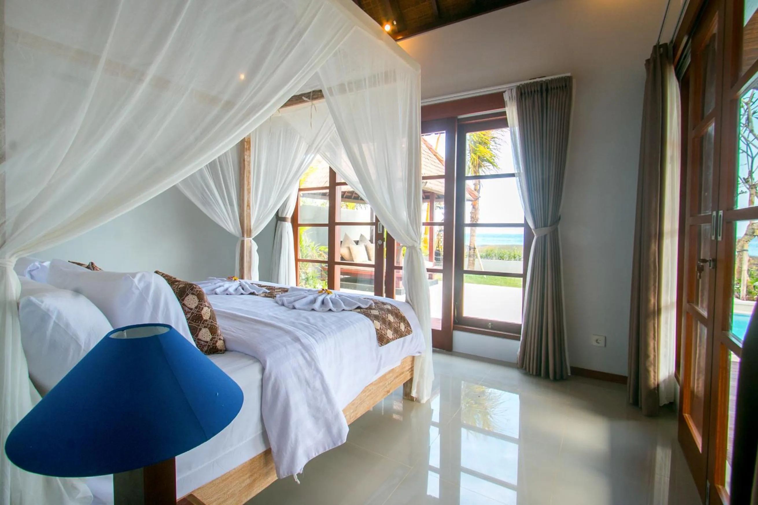 Bed in The Secret Spot Villas