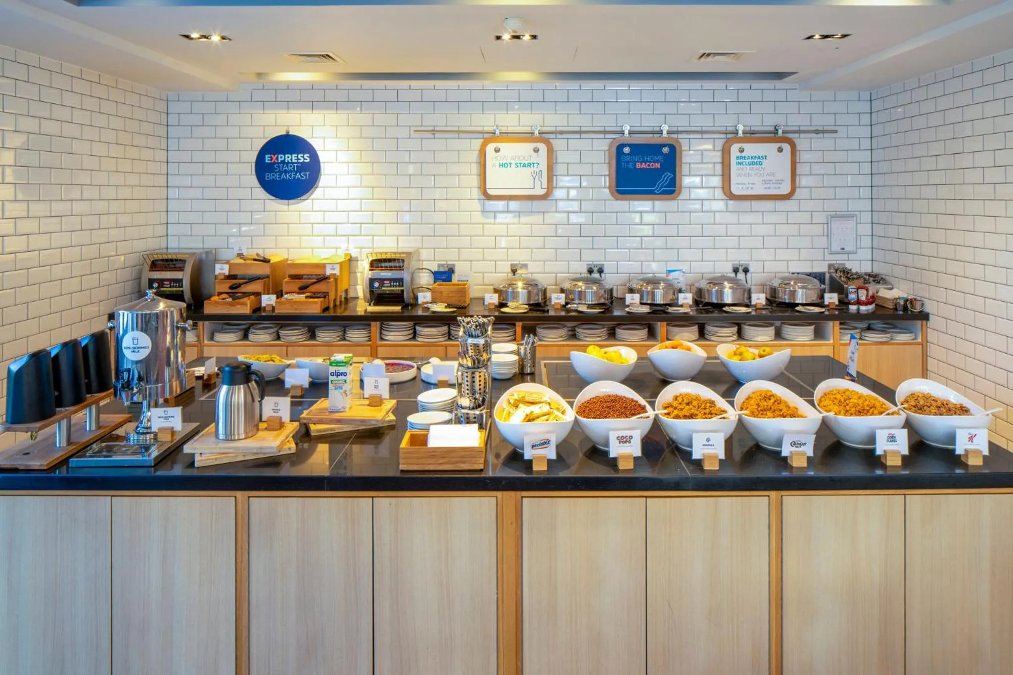 Breakfast in Holiday Inn Express London - Epsom Downs by IHG