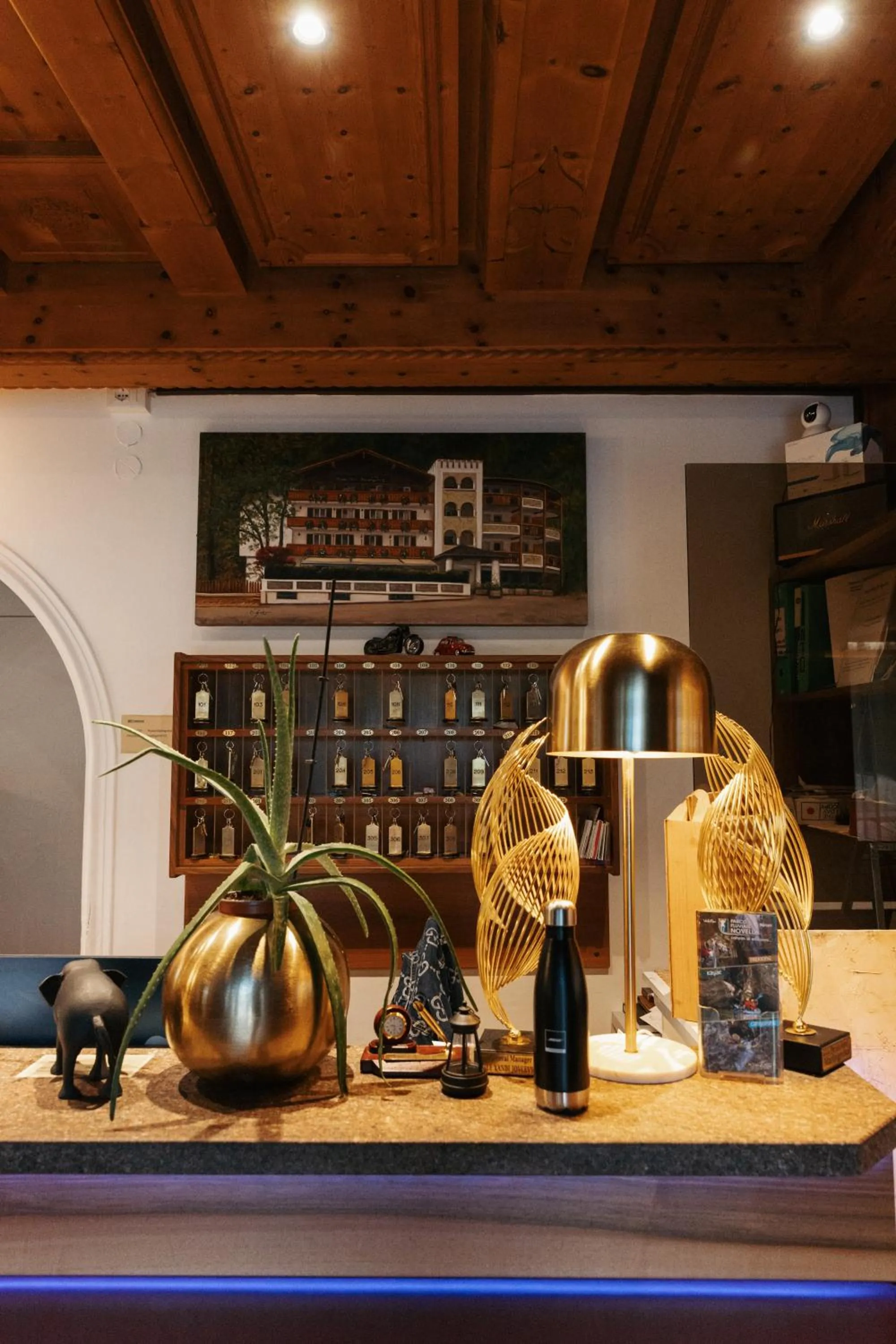 Lobby or reception in Hotel Marlingerhof