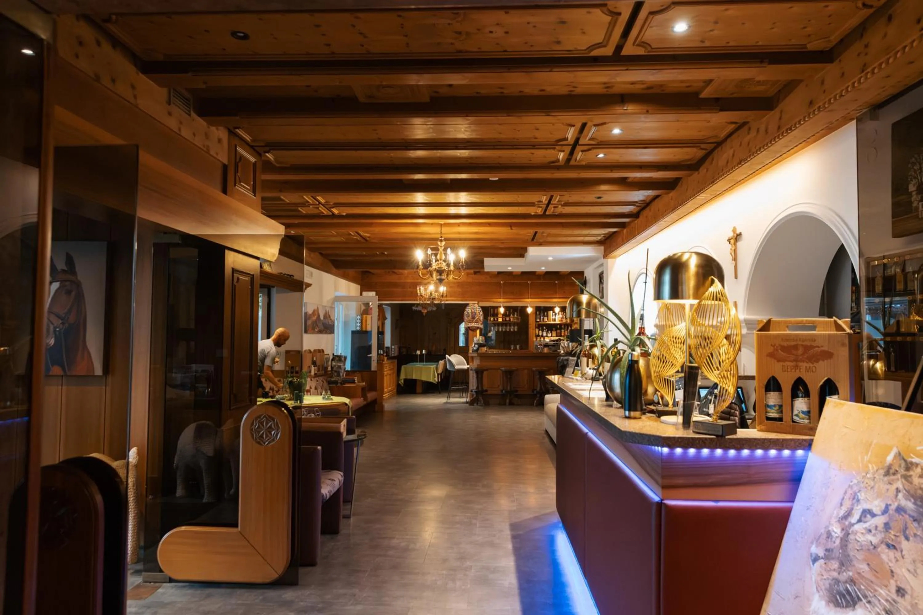 Lobby or reception in Hotel Marlingerhof