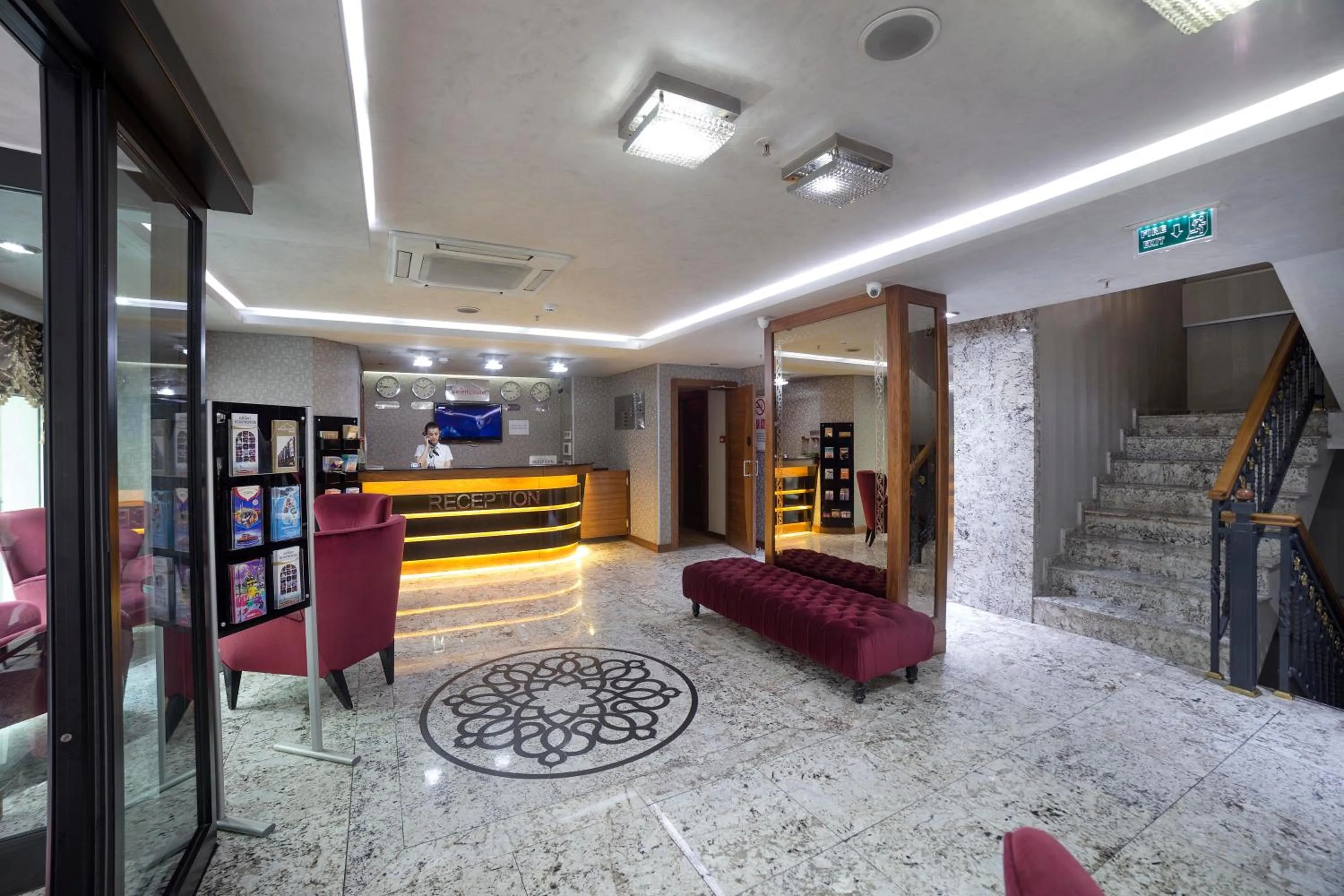 Lobby or reception in The Meretto Hotel Istanbul Old City