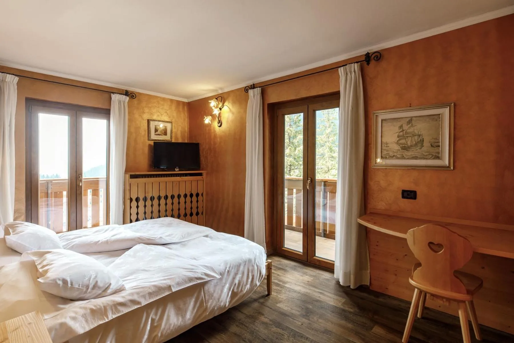 Bedroom, Bed in B&B La Montanara