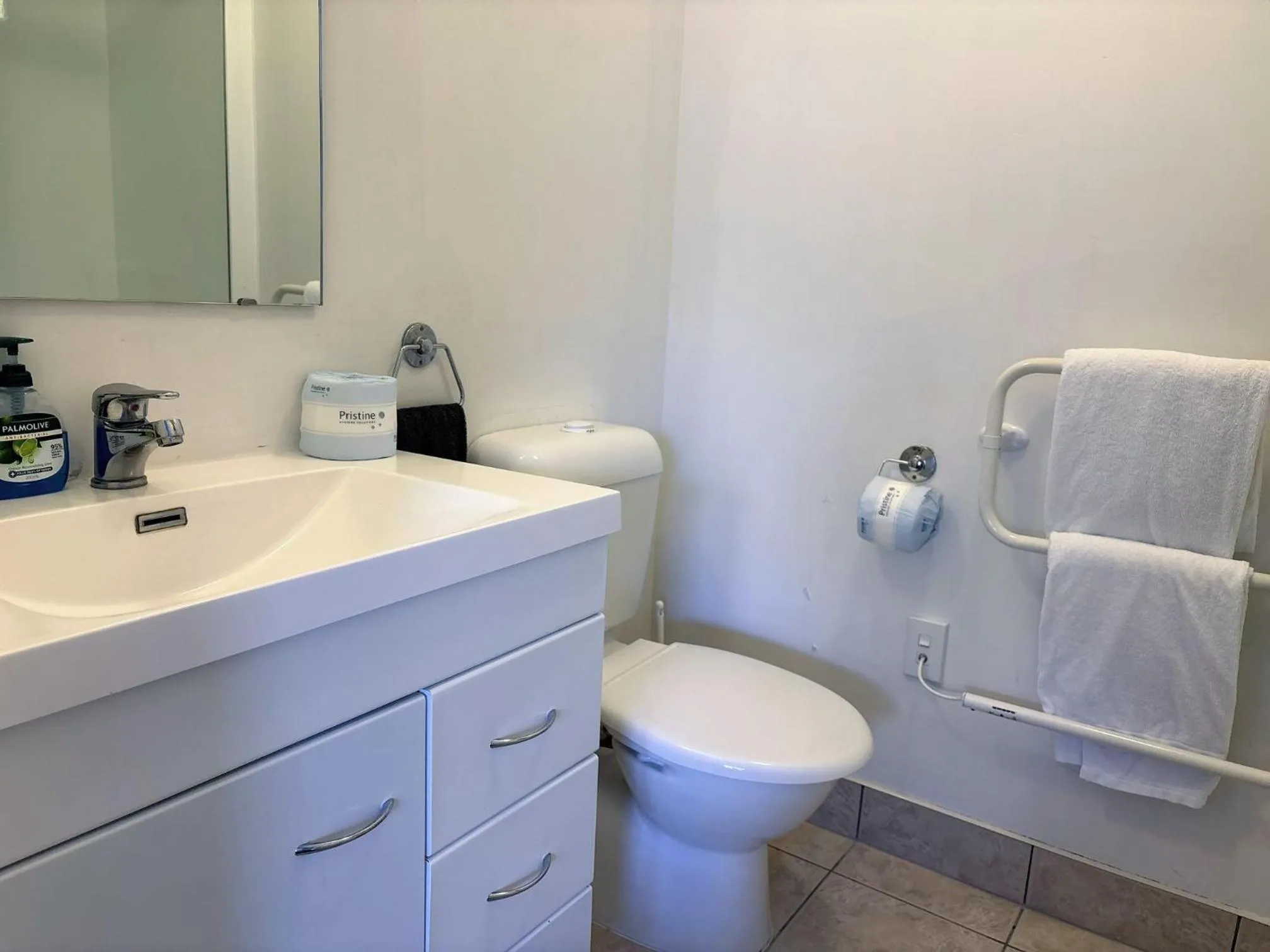 Bathroom in Ascot Motor Lodge