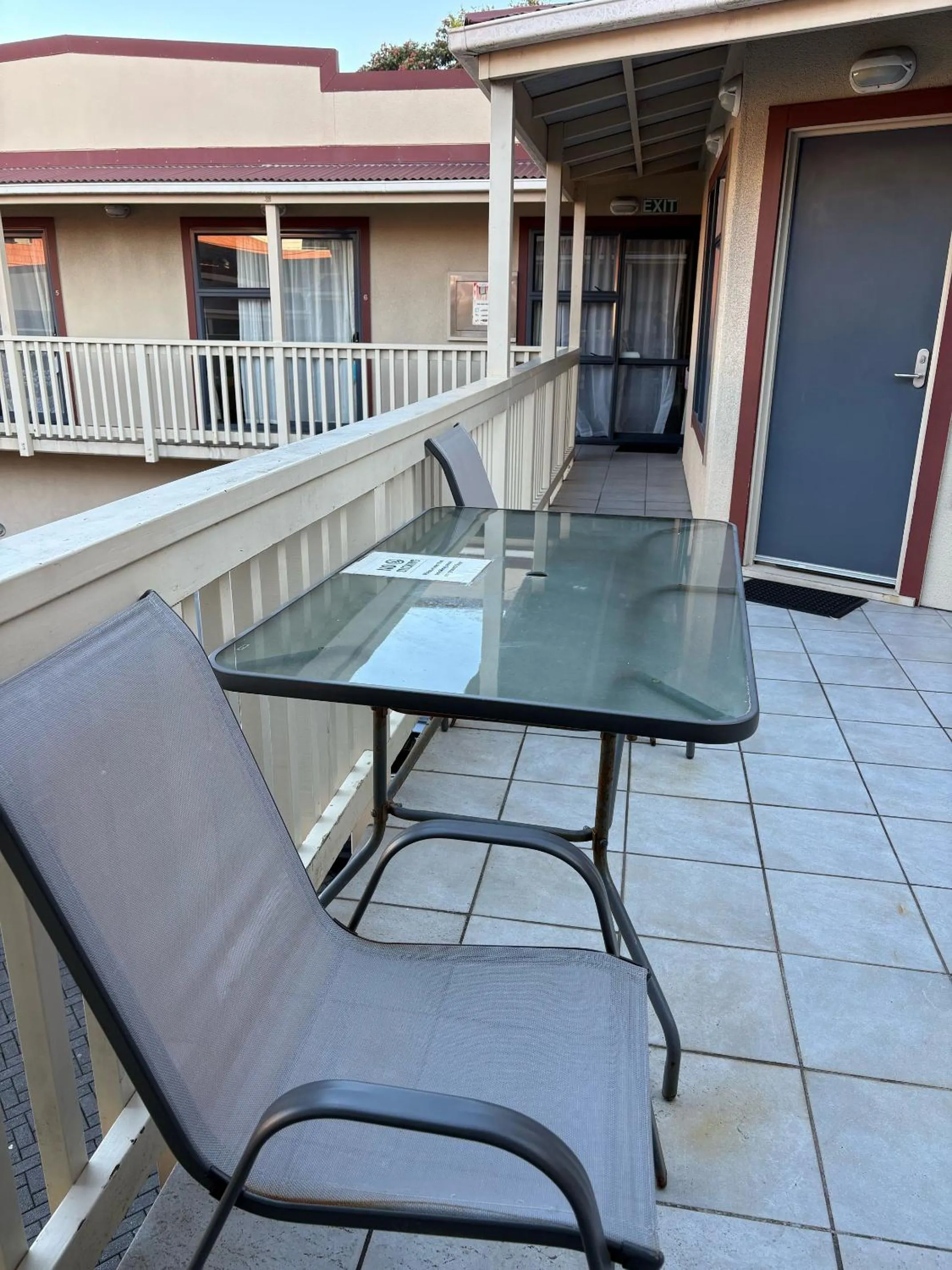 Balcony/Terrace in Ascot Motor Lodge