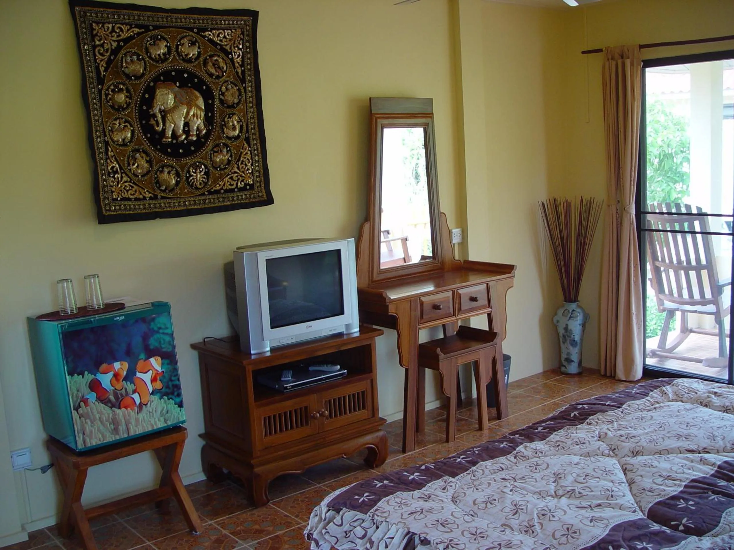 Decorative detail, Bed in Buffalo Bay Vacation Club