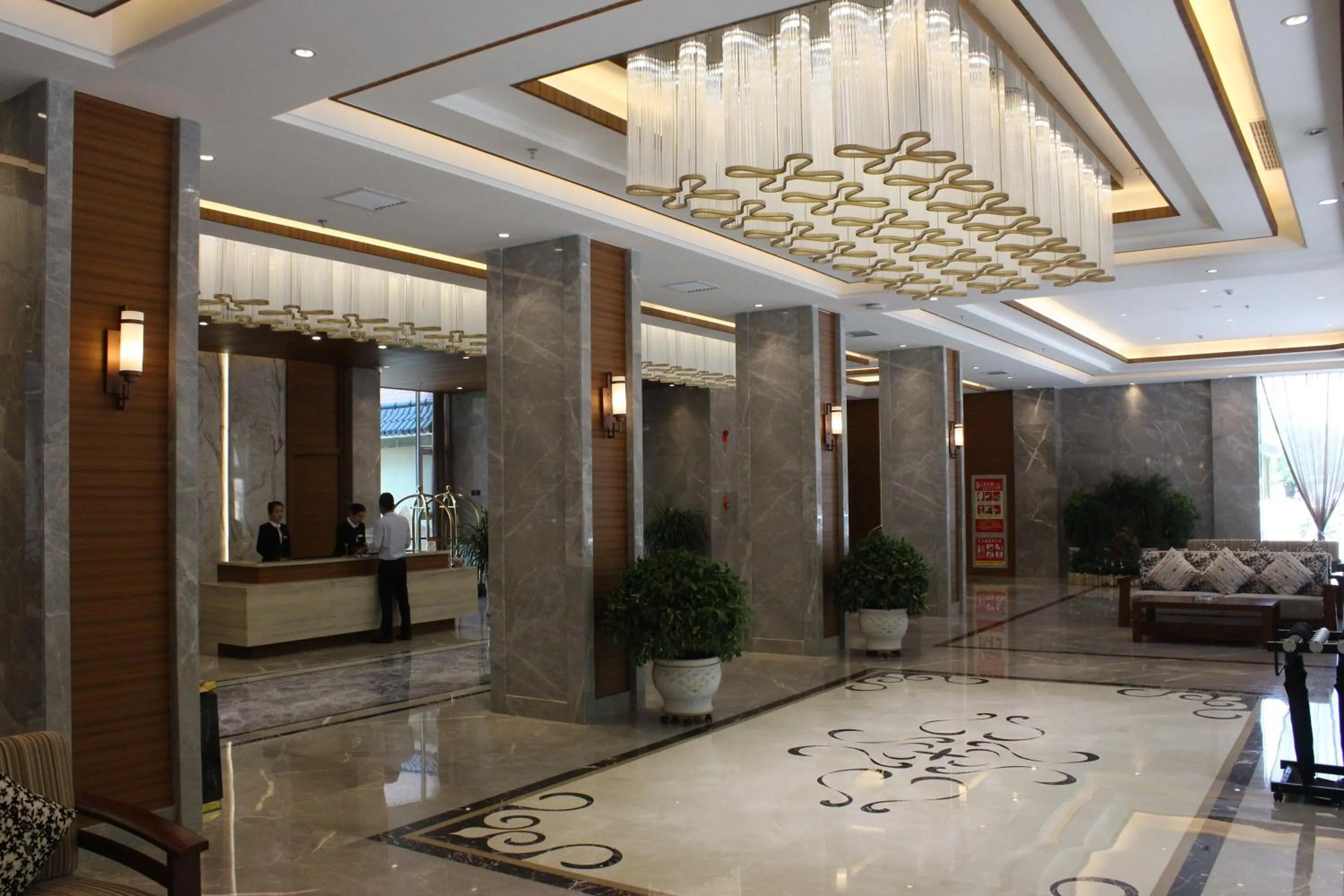 Lobby or reception in Fu Hua International Hotel Dunhuang