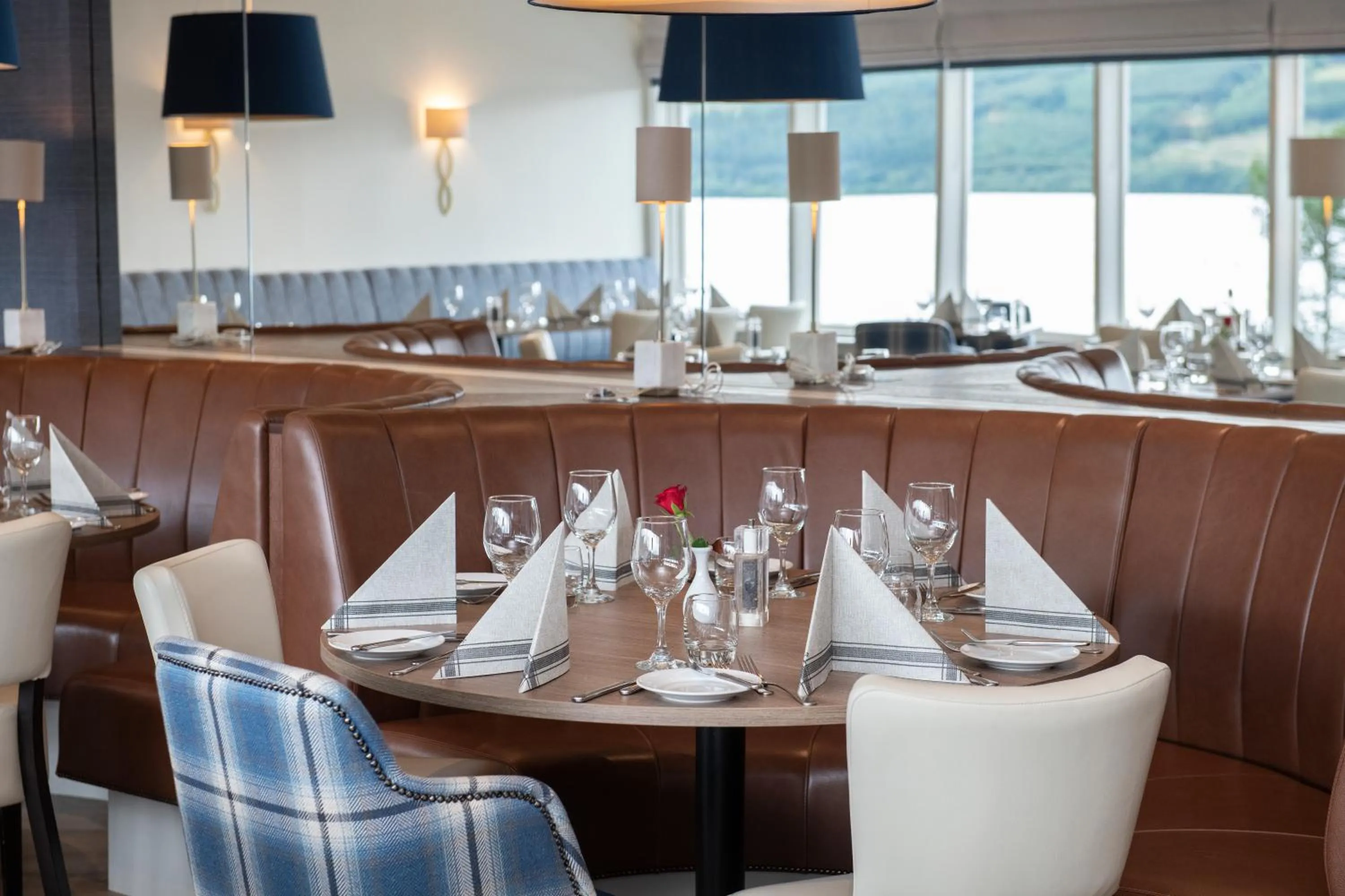 Dining area in Loch Ness Clansman Hotel