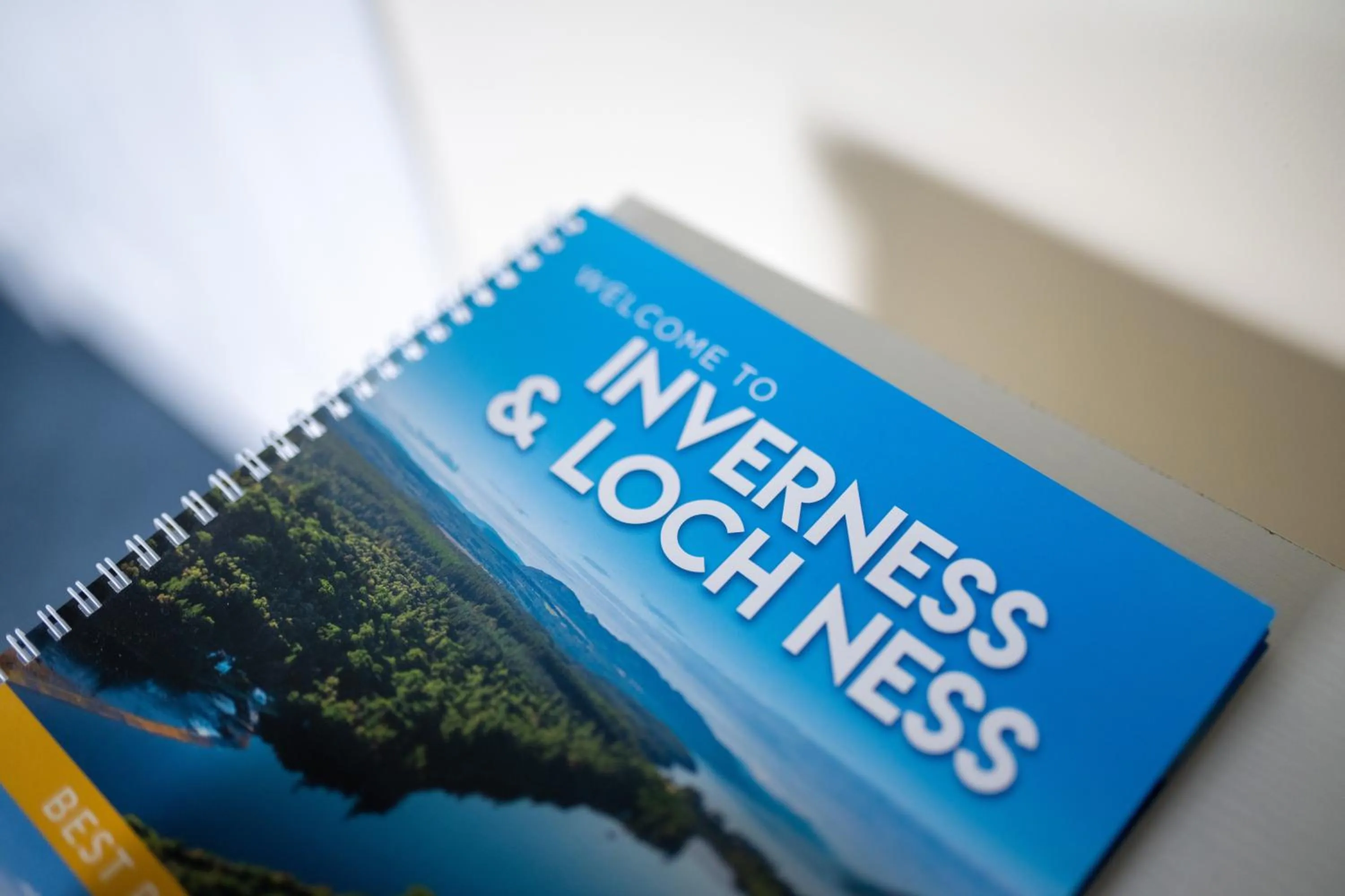 Text overlay in Loch Ness Clansman Hotel