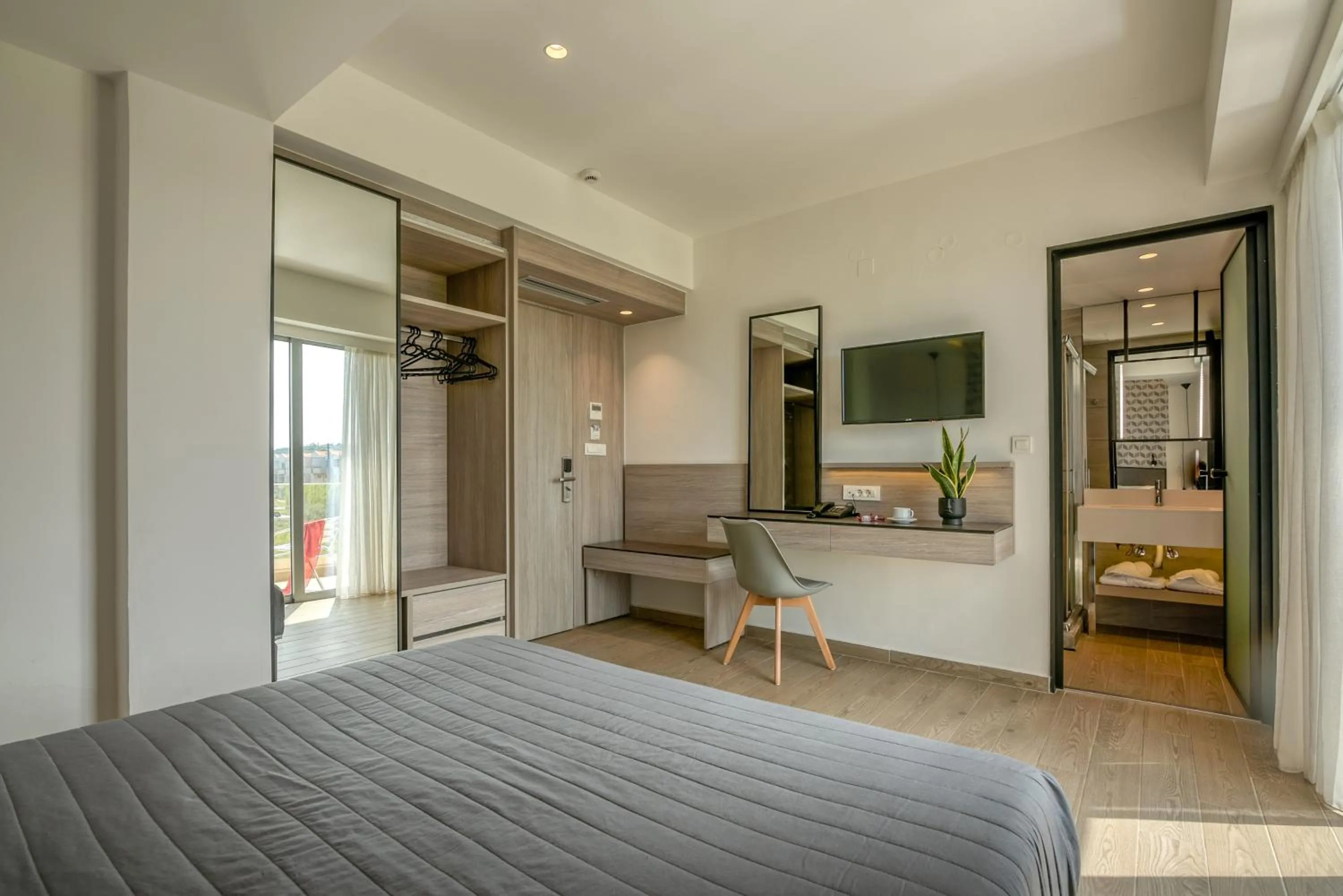 Bed in Castro Beach Hotel